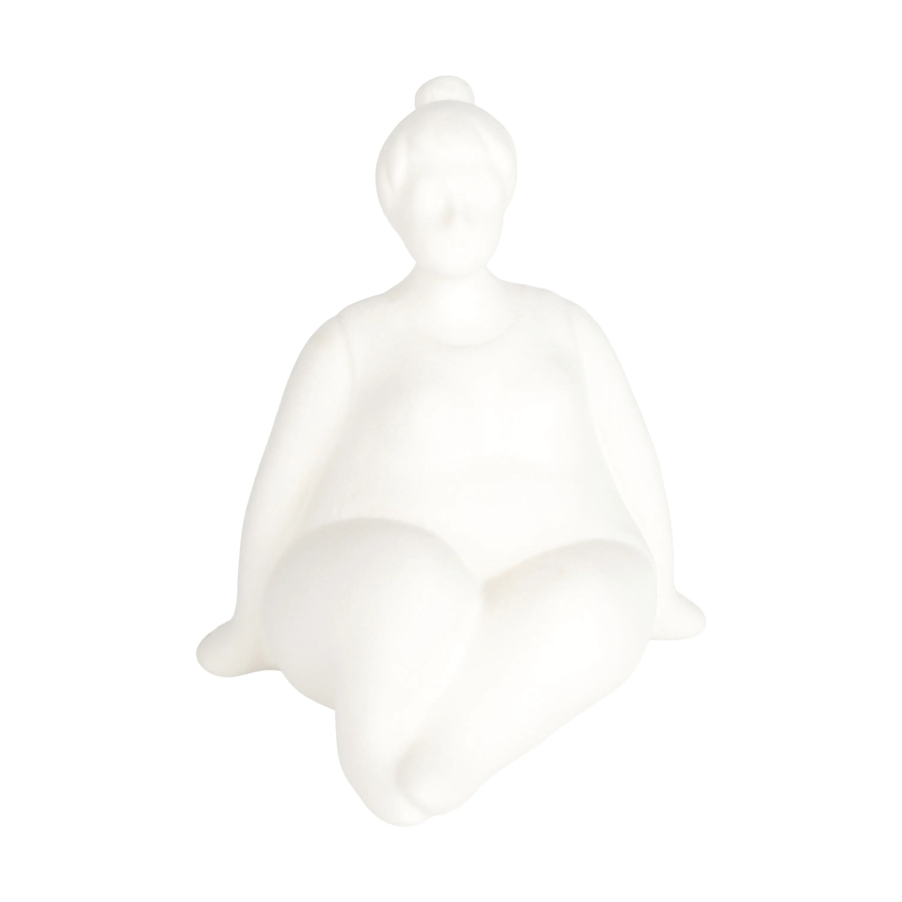 CASA Living Øvrige figurer Figur - Dame i Siddende dame med åbent kropssprog, 1