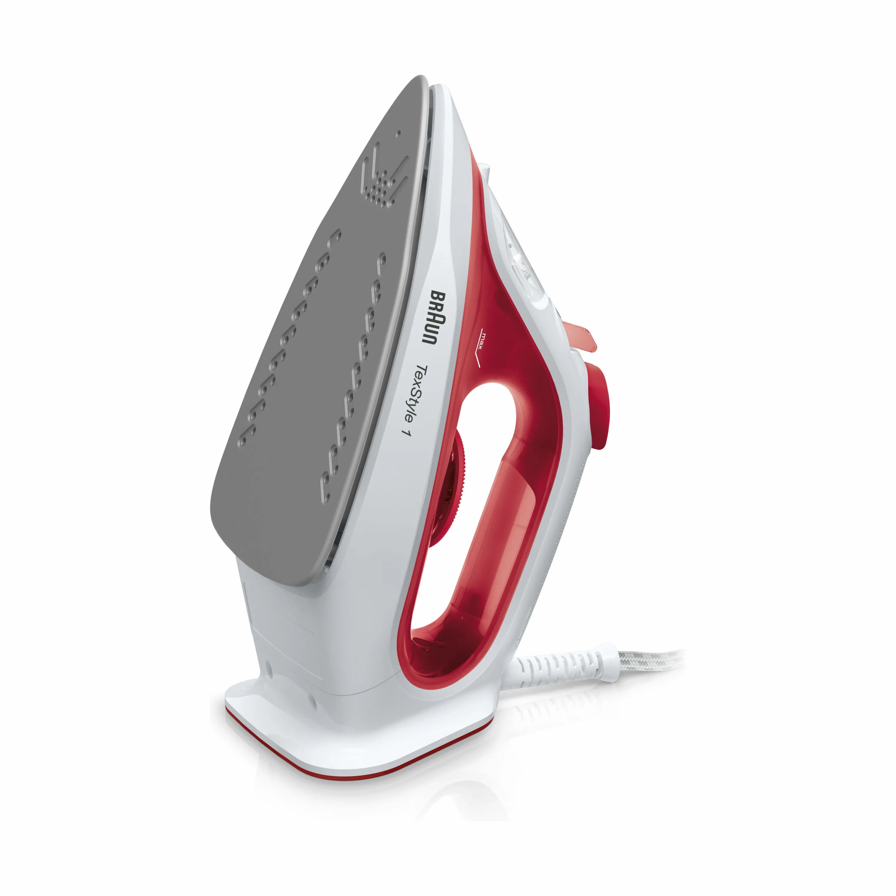 Braun Strygejern Strygejern TexStyle 1 SI1019RD i Rød/Hvid, 3