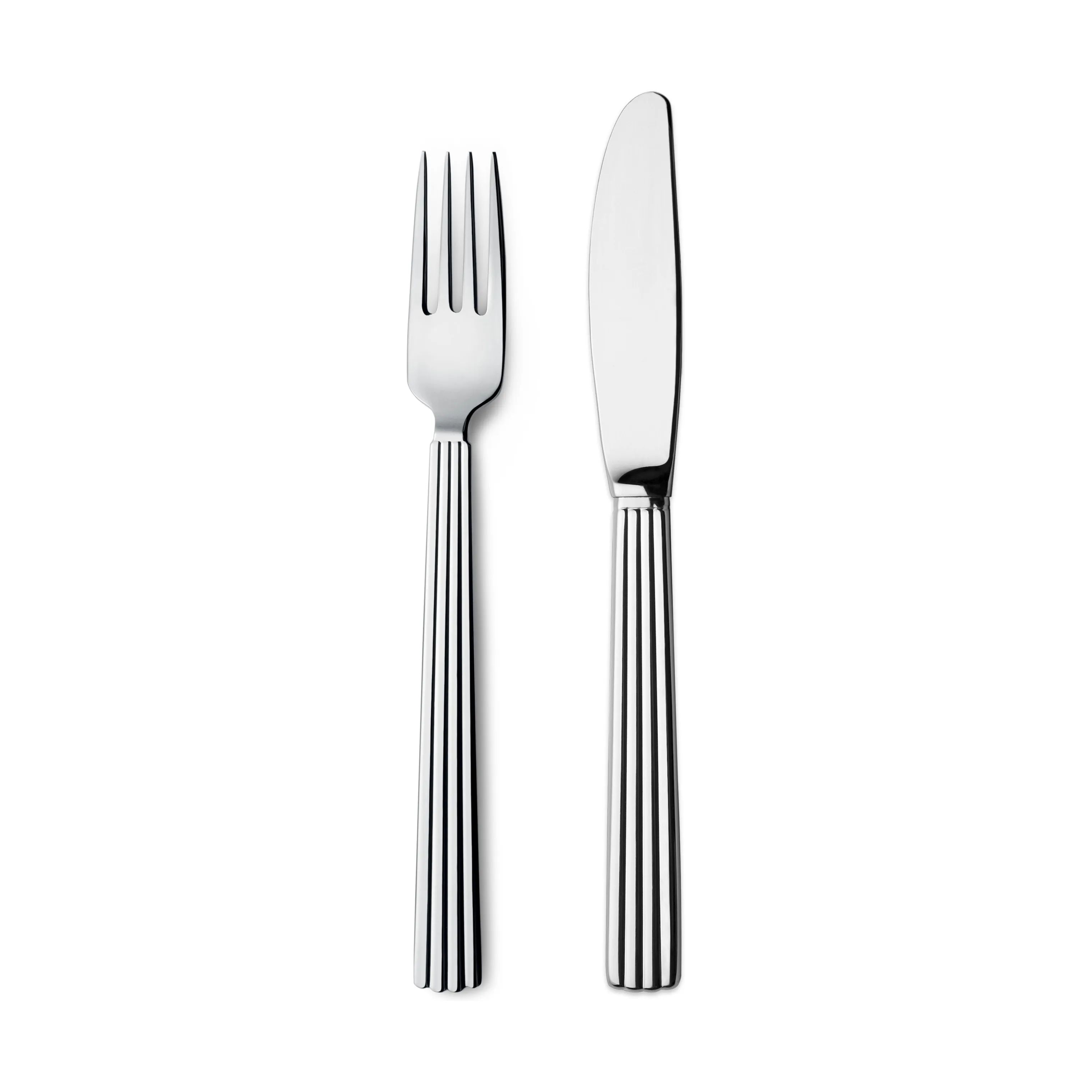 Georg Jensen Bestiksæt Bernadotte Bestiksæt Forret/Dessert - 8 dele i Stål, 8 stk., 1