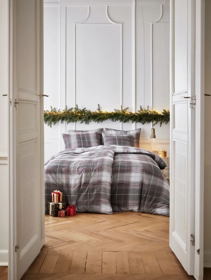 SKAGEN living Sengetøj Flonel Sengetøj i Grå, B140 x L220 cm, 3