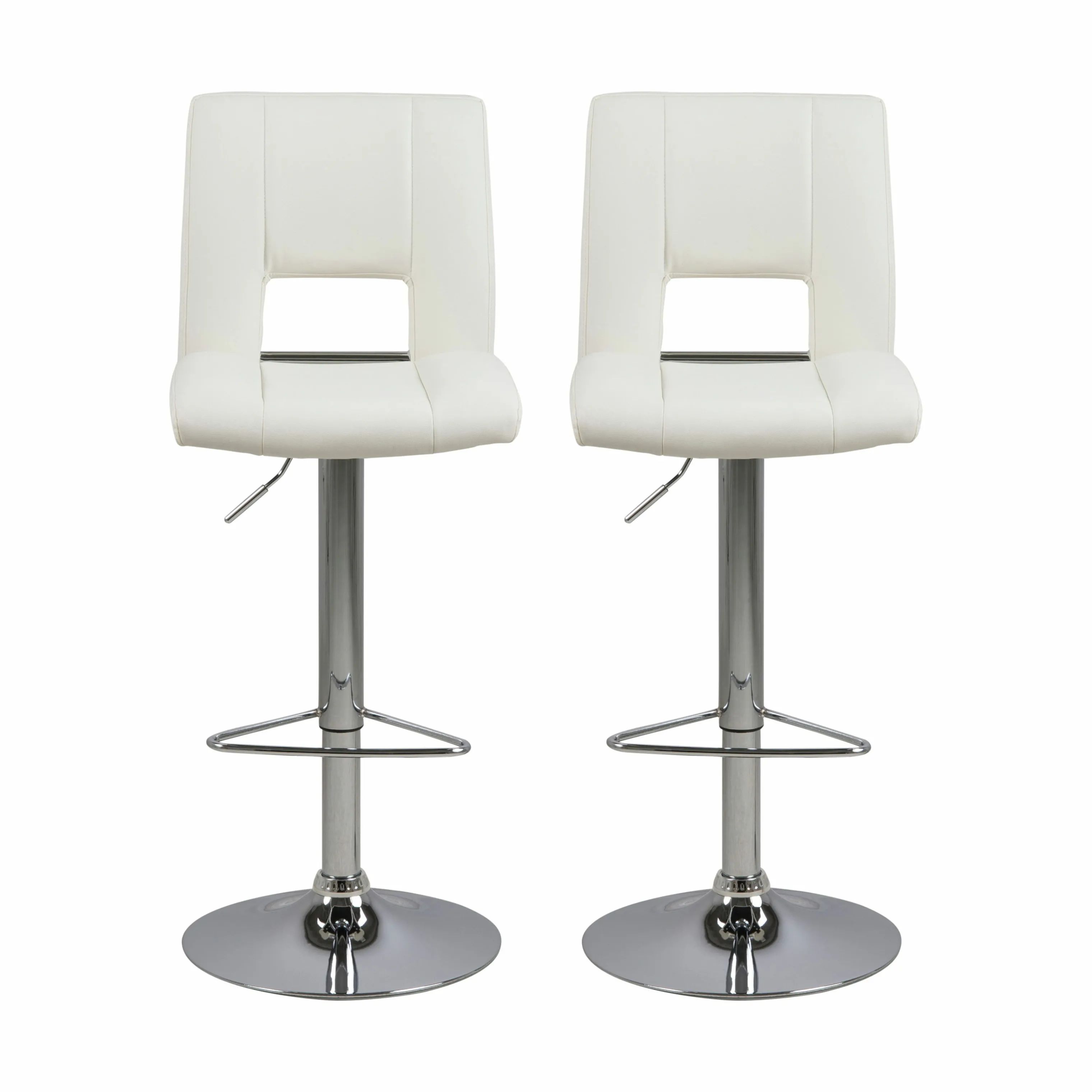 CASA Living Barstole Sylvia Barstol - 2 stk. i Hvid, 4