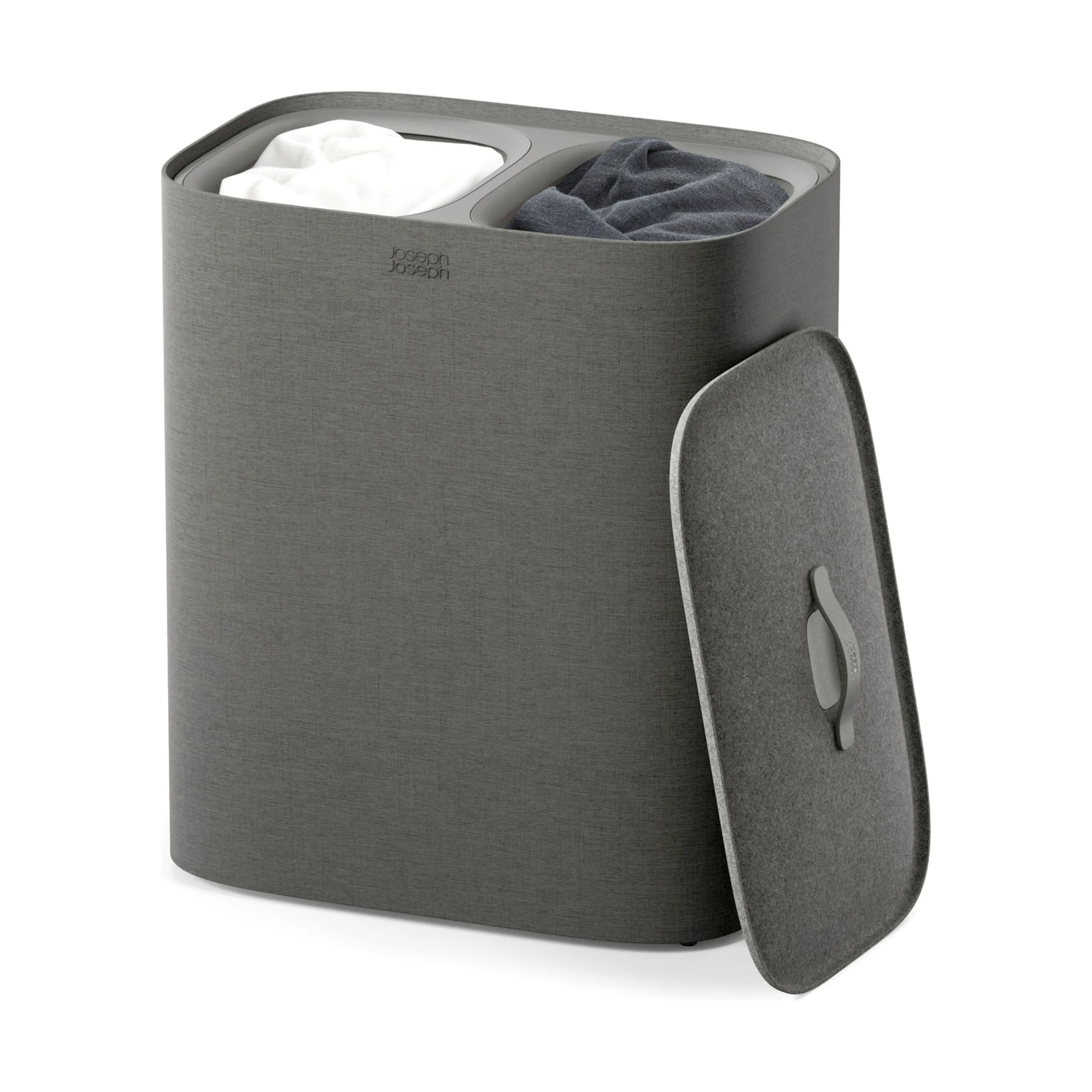 Joseph Joseph Vasketøjskurve Tota Vaskekurv i Forest Grey, 90 L, 1
