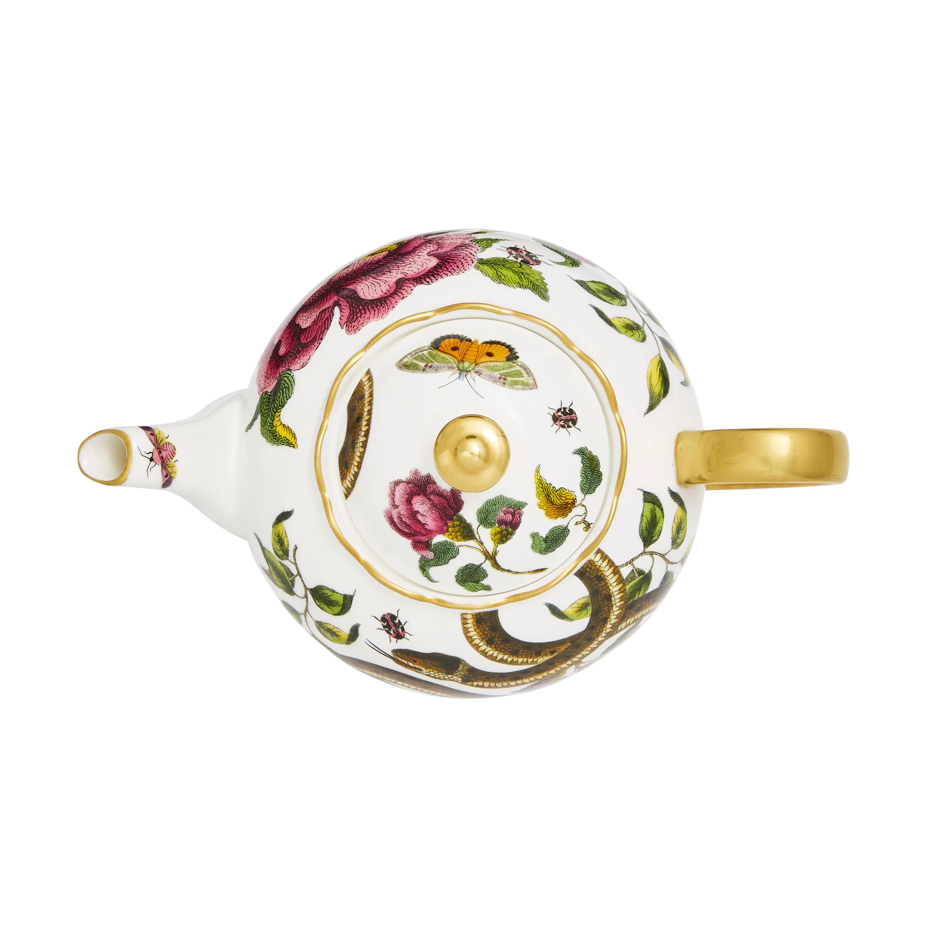 Spode Tekander Creatures Of Curiosity Tekande i Hvid/Lyserød/Grøn/guld, 6