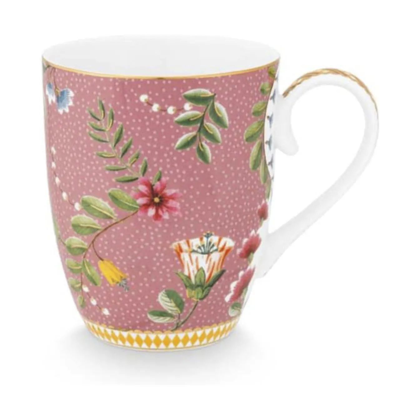 PIP Studio Krus og kopper med hank La Majorelle Krus i Pink, 350 ml, 4