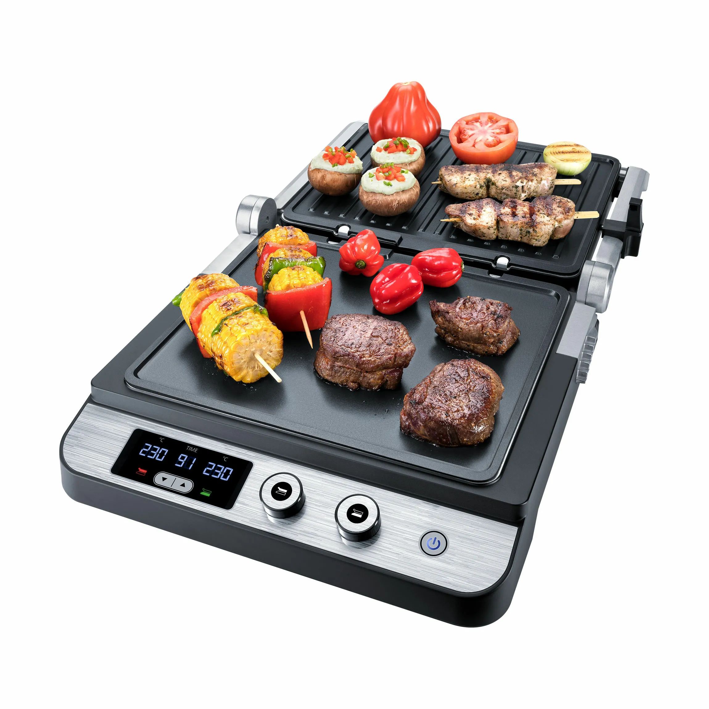 Steba Bordgrill Low Fat Grill FG 120 i Stål, 3
