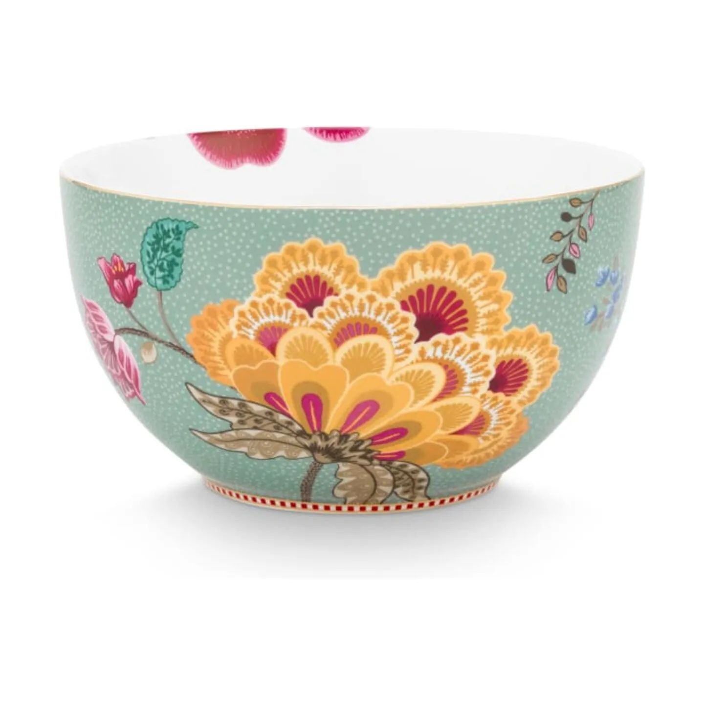 PIP Studio Serveringsskåle Blooming Tales Skål i Blue, 18 cm, 3