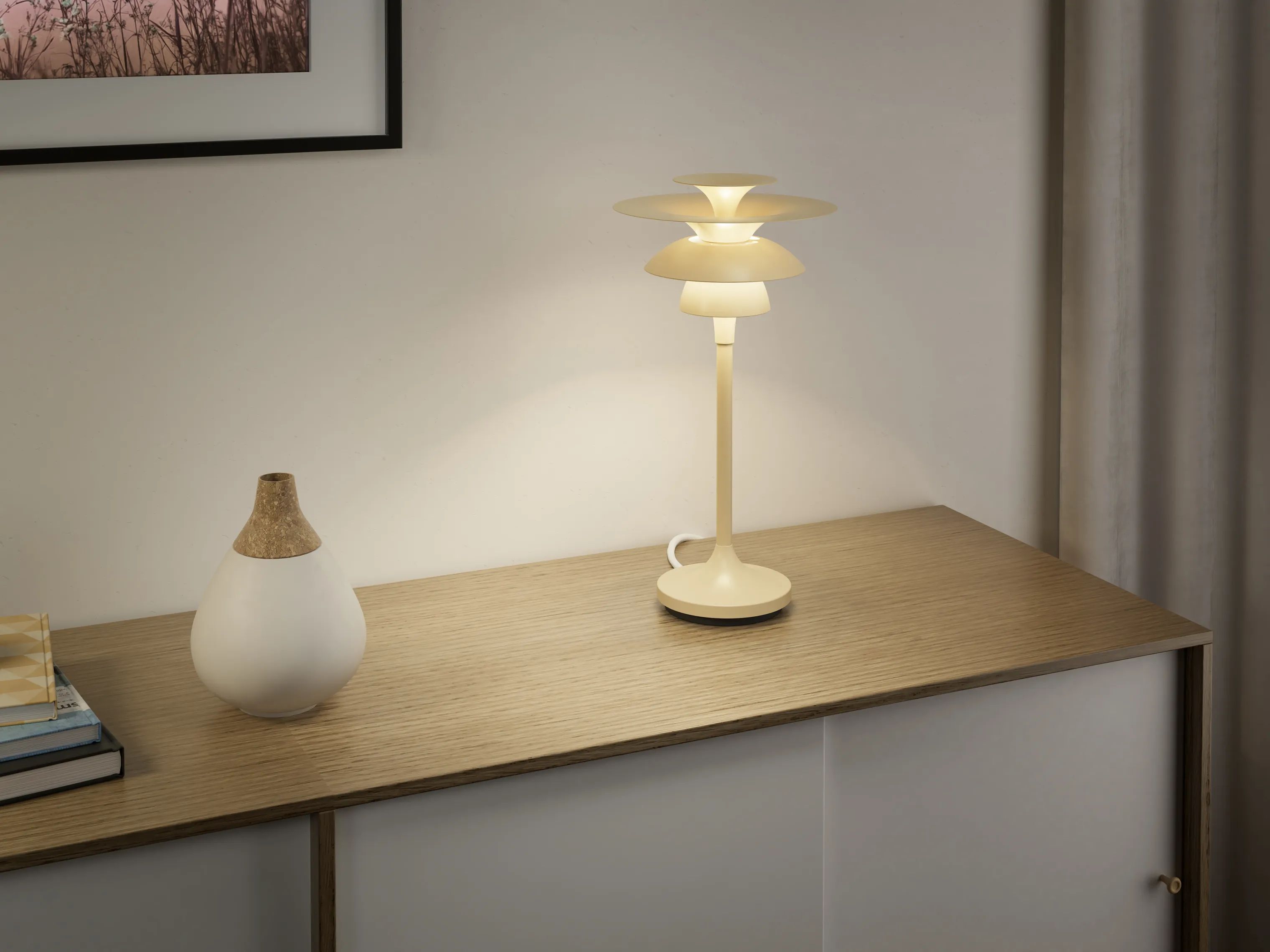 Belid Bordlamper Picasso Bordlampe i Lys honey, 34,8 cm, 2