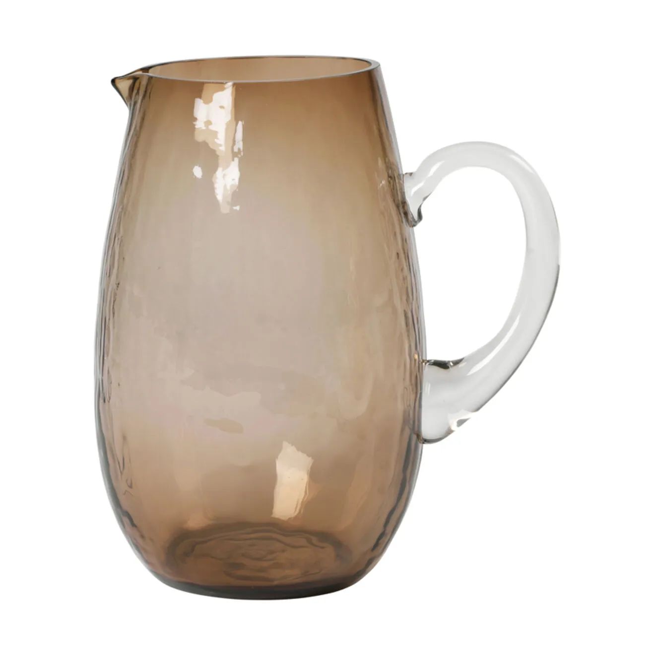 Broste Copenhagen Vandkarafler Hammered Kande i Brown, 1