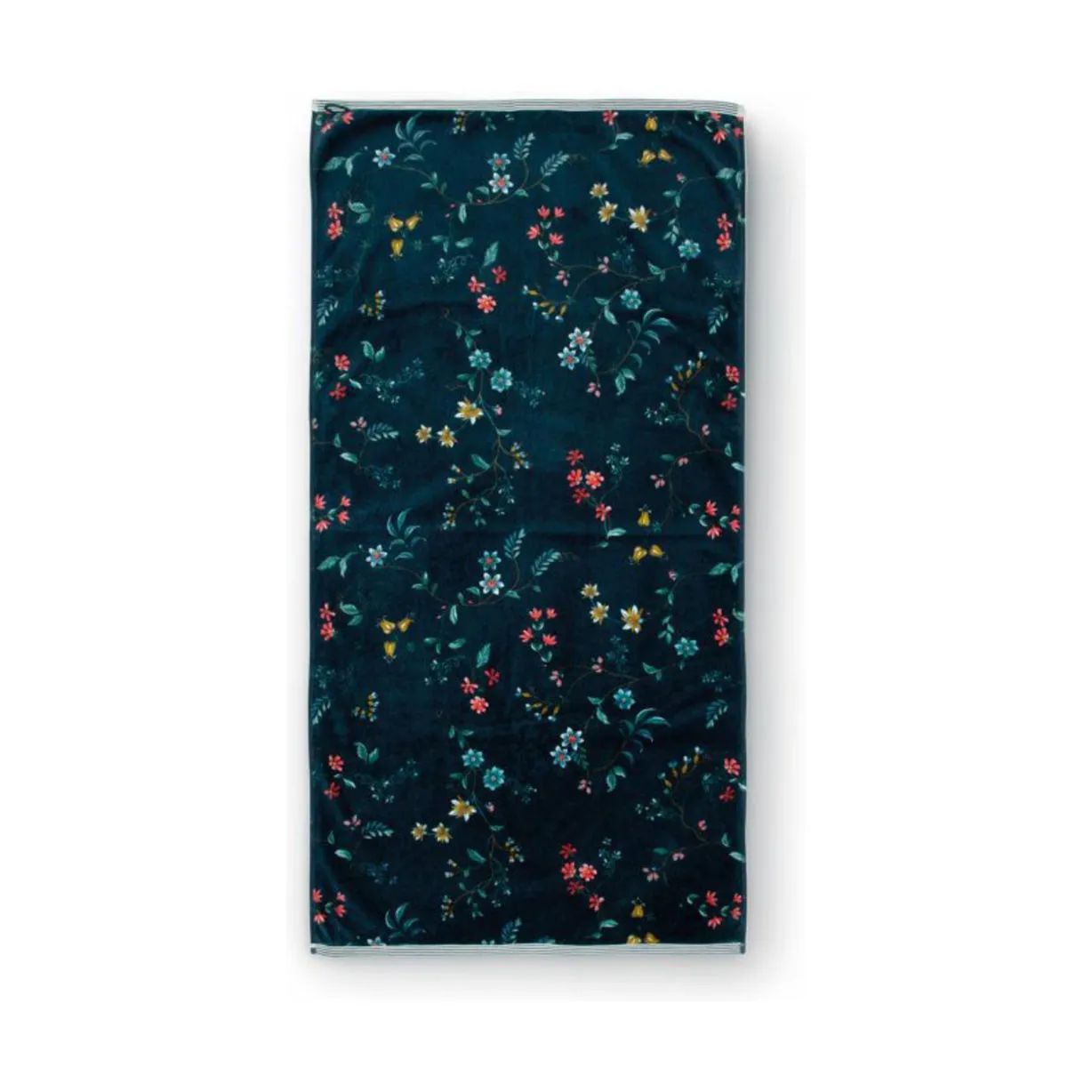 PIP Studio Håndklæder Les Fleurs Håndklæde i Dark Blue , B30 x L50 cm, 1
