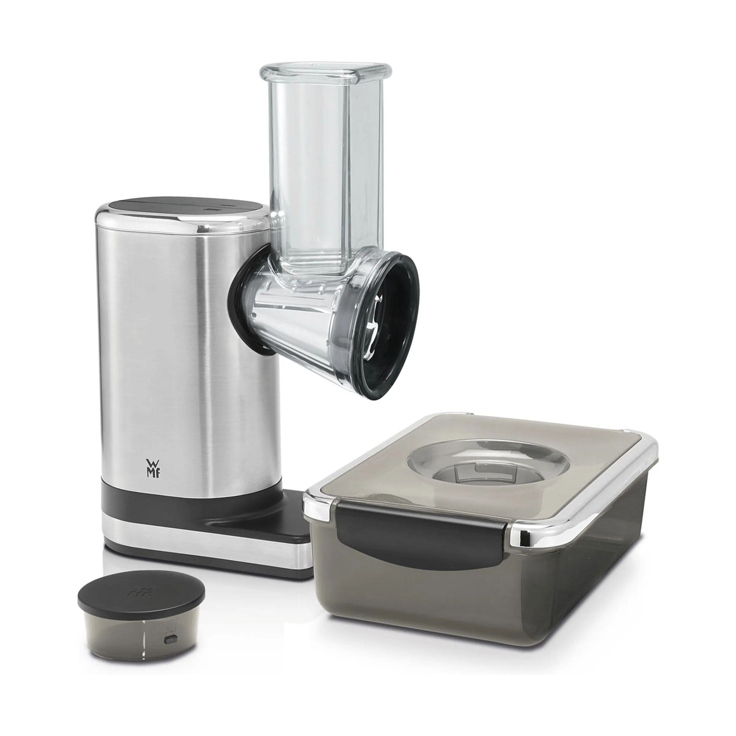 WMF Rivejern KitchenMinis Grøntsagssnitter - 6 dele i Sølvfarvet / Sort, 3