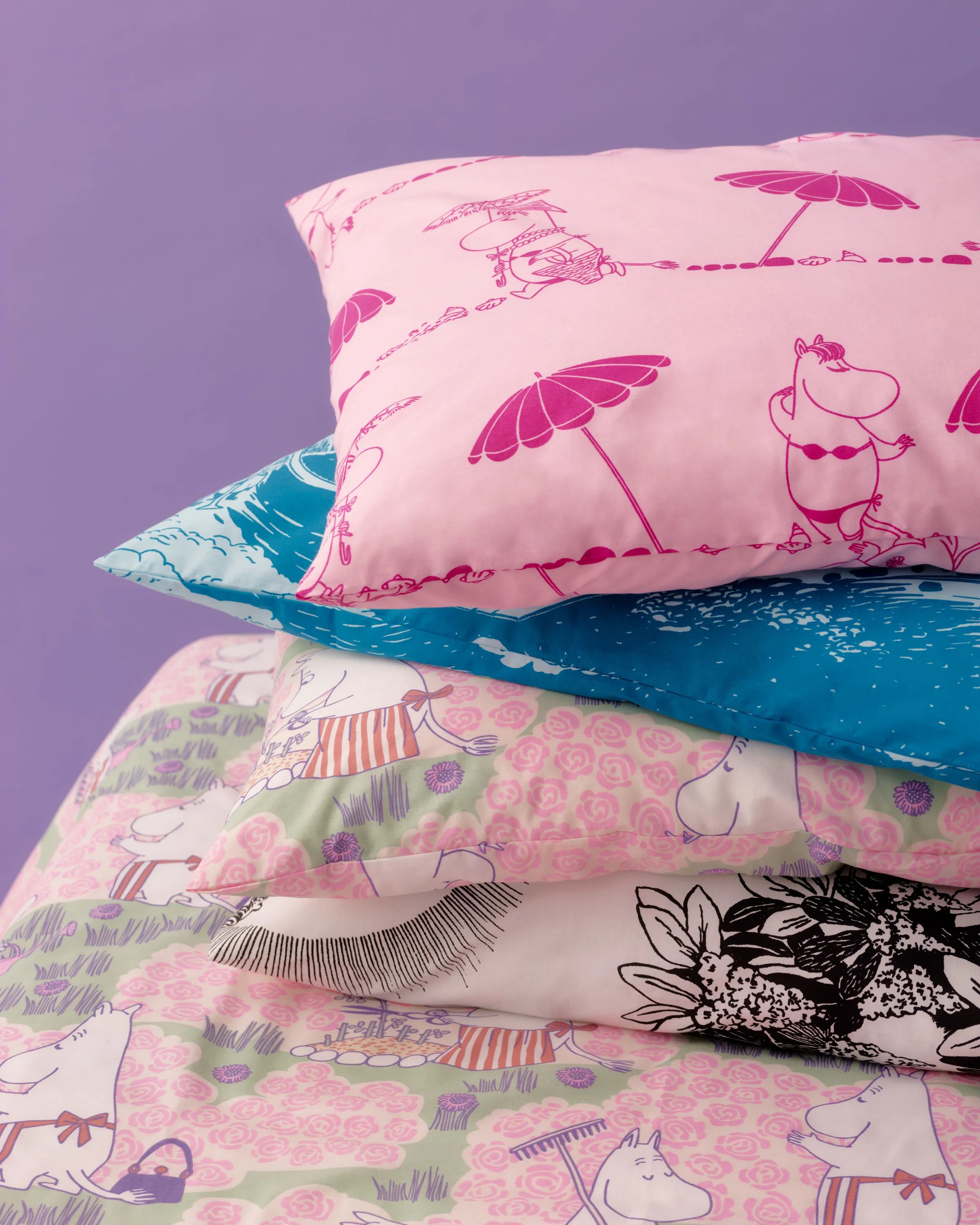 Moomin Arabia Hovedpudebetræk Kærester Pudebetræk - Snorkfrøken i Lyserød/pink, B60 x L50 cm, 1