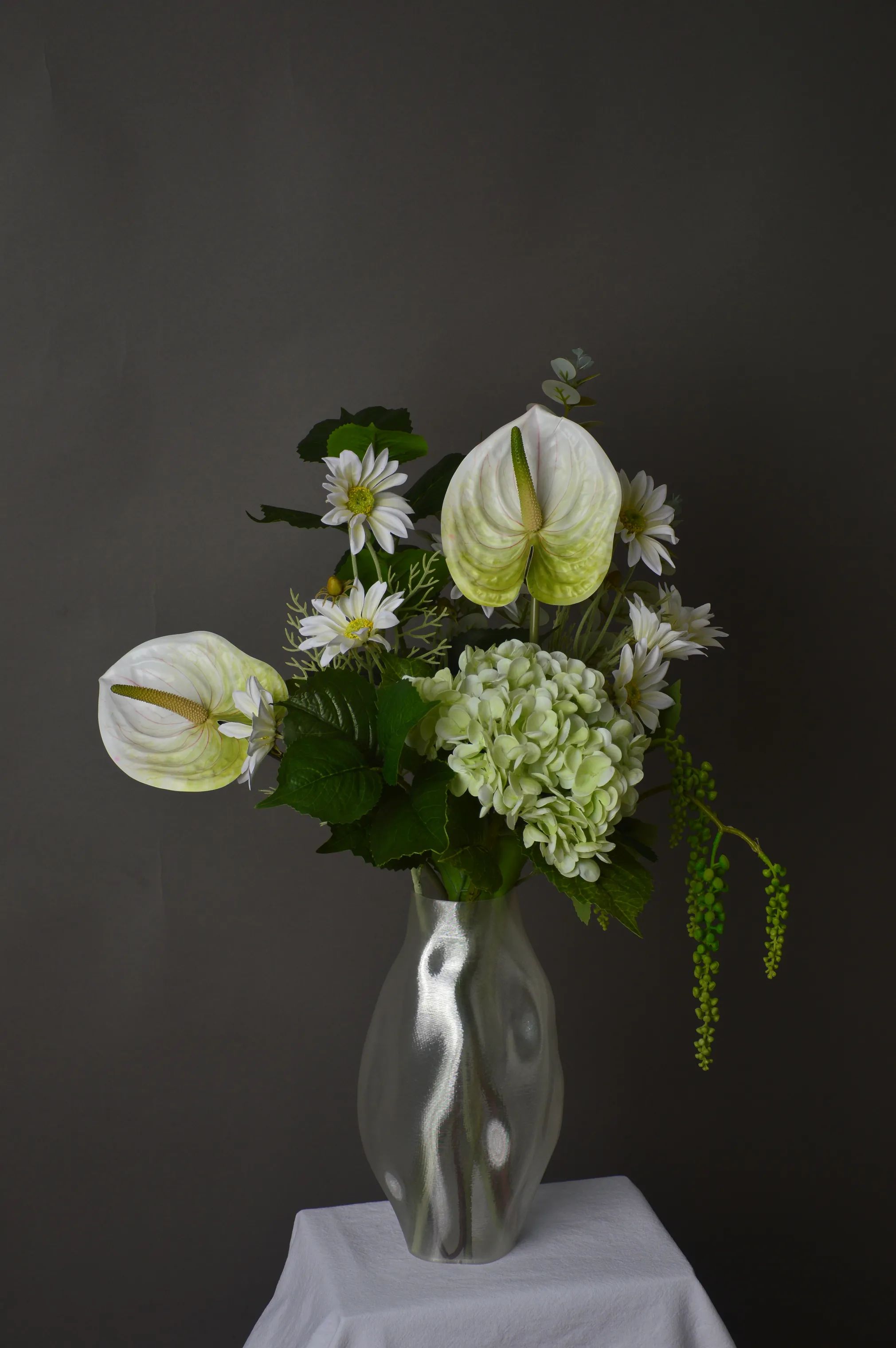 Fleuristc Kunstige blomster Fresh Mint Buket i 8 stilke, 3