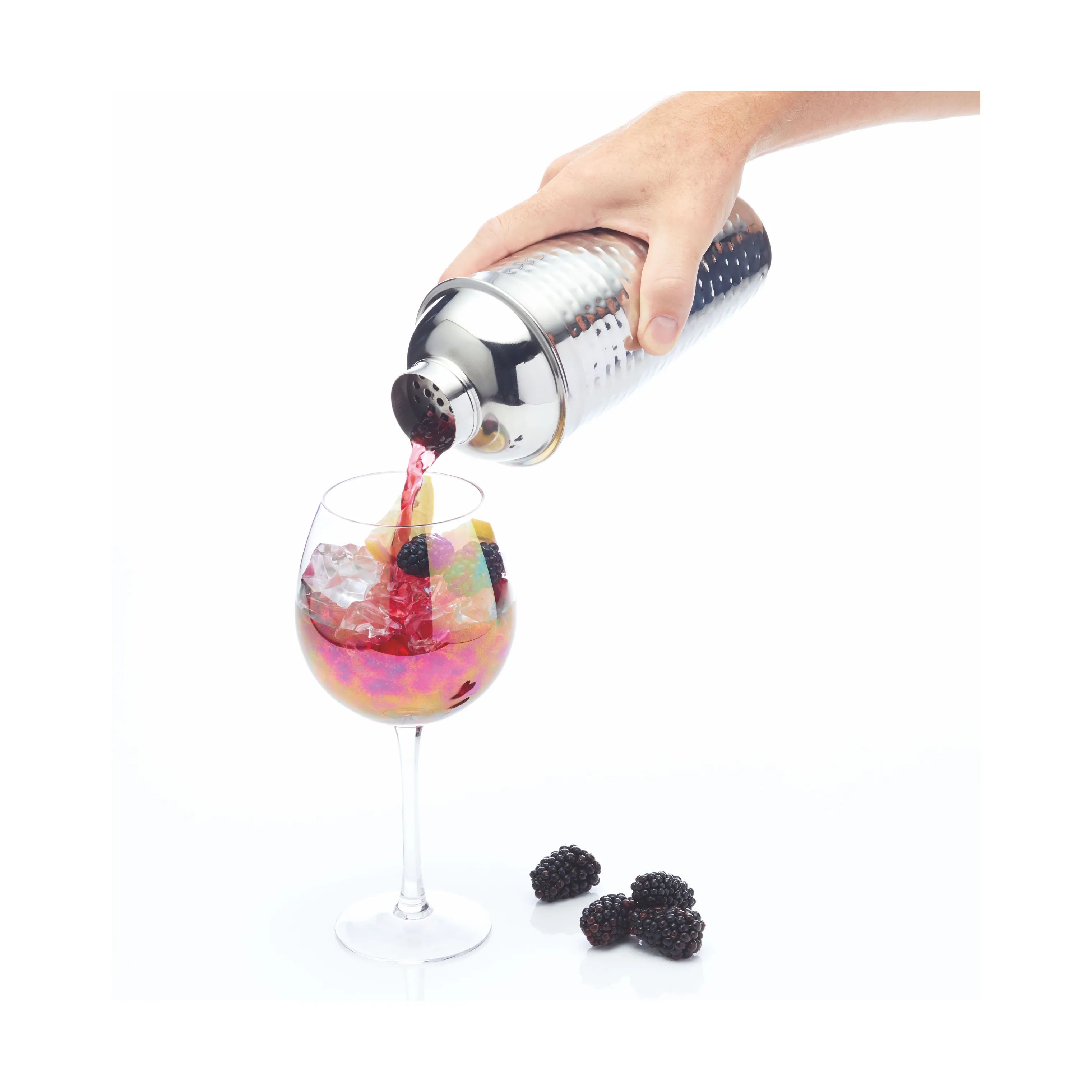 BarCraft Shakere Cocktailshaker i Sølvfarvet, 3