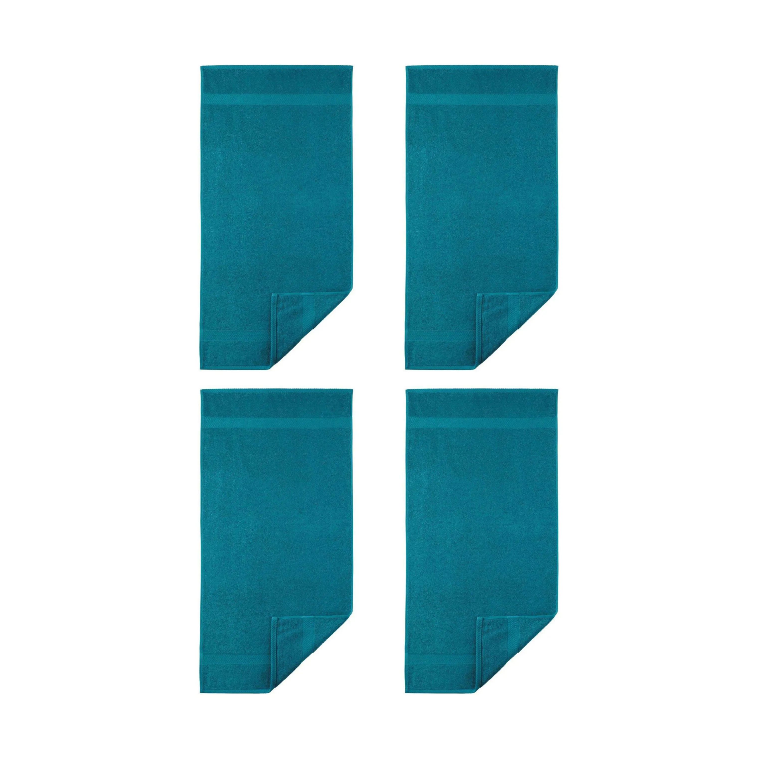 Egeria Håndklæder Diamant Håndklæde - 4 stk. i Dark Turquoise, 1