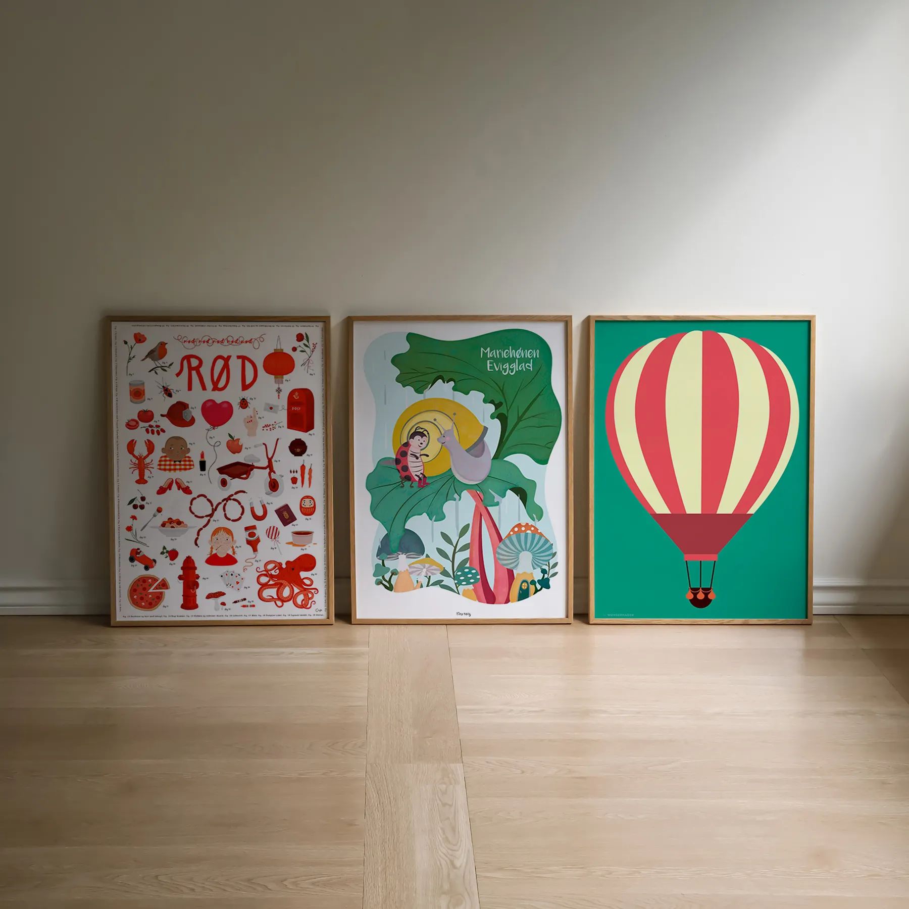 Poster&Frame Plakater Plakat - Hot Air i B50 x L70 cm, 2