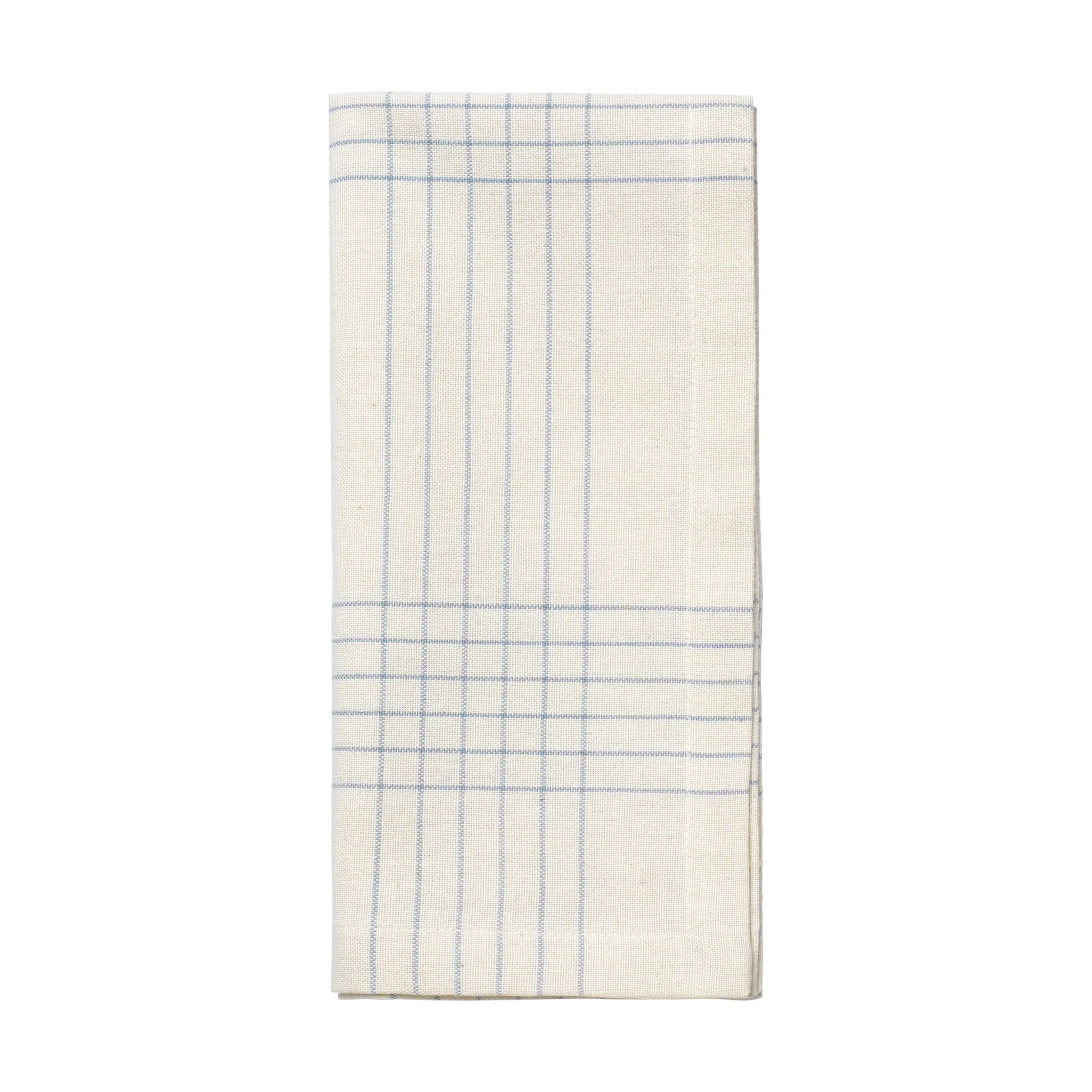 Broste Copenhagen Stofservietter Alice Stofserviet i Dusty Blue/Natural, 2
