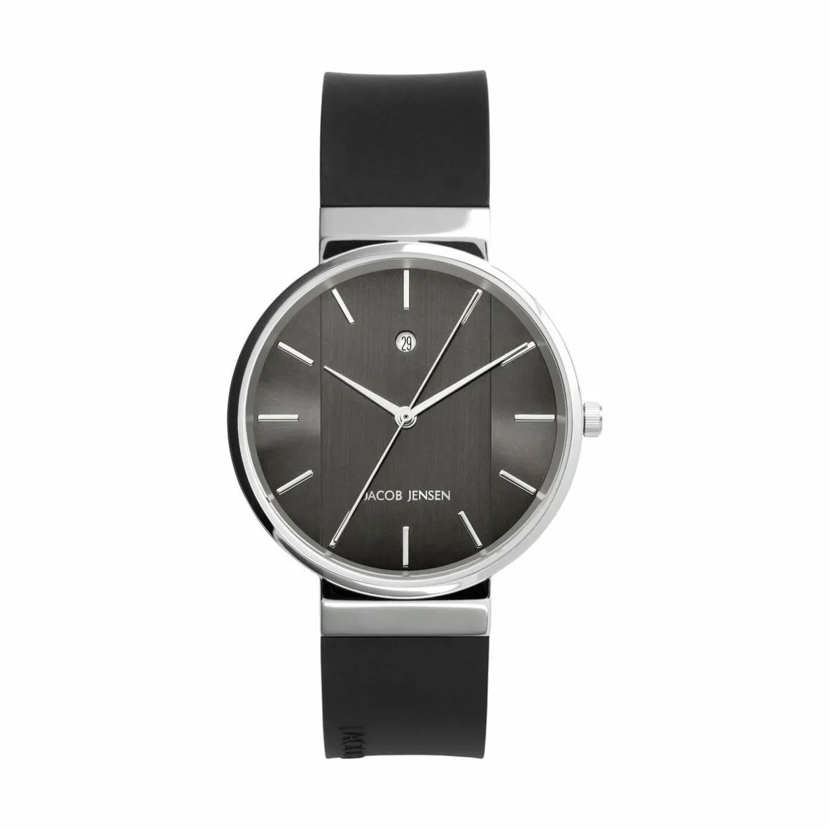 Jacob Jensen Armbåndsure Armbåndsur 738 i sort/grå, 35 mm, 1
