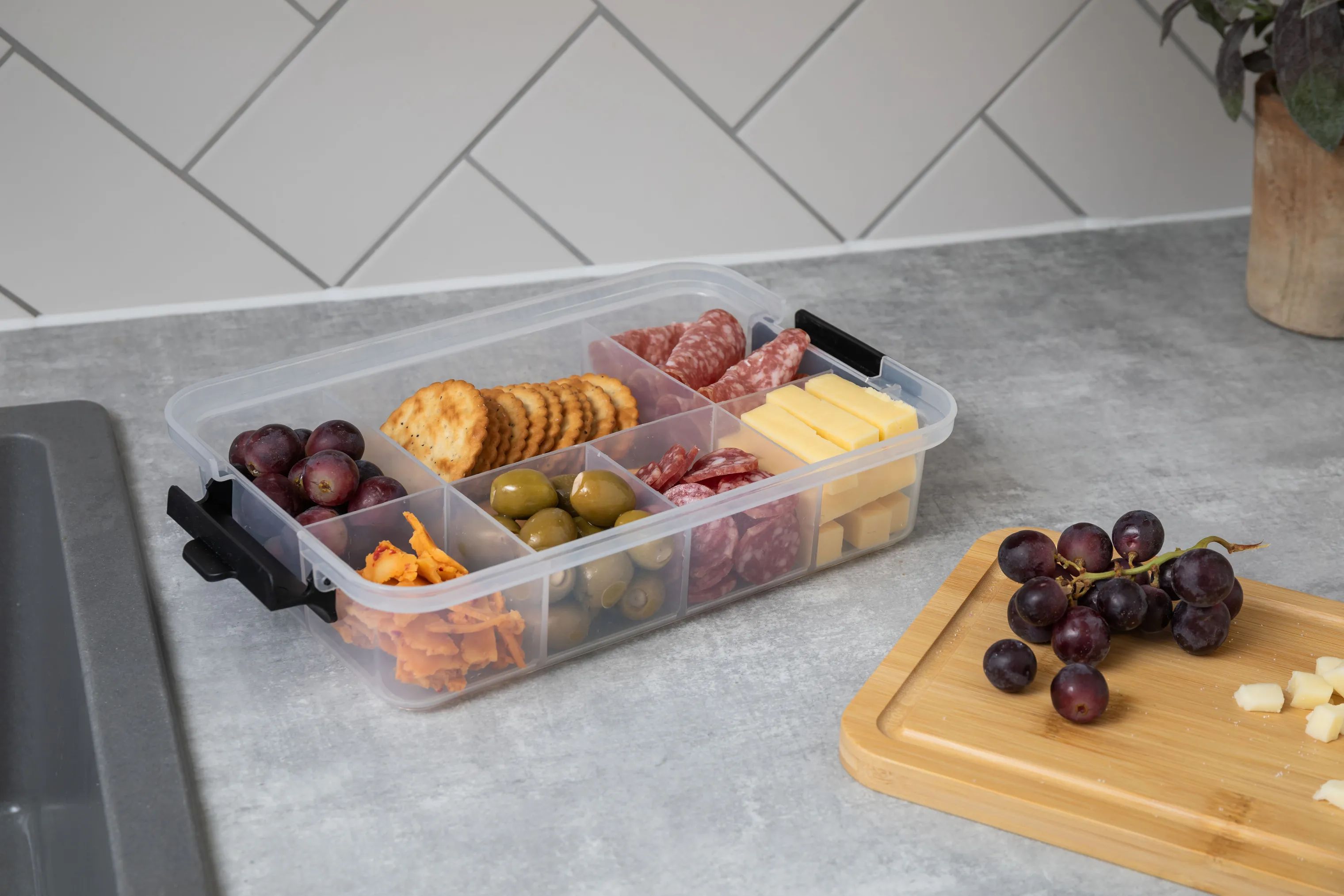 Farberware Opbevaringsbokse Snacklebox Snackboks i Klar, 4