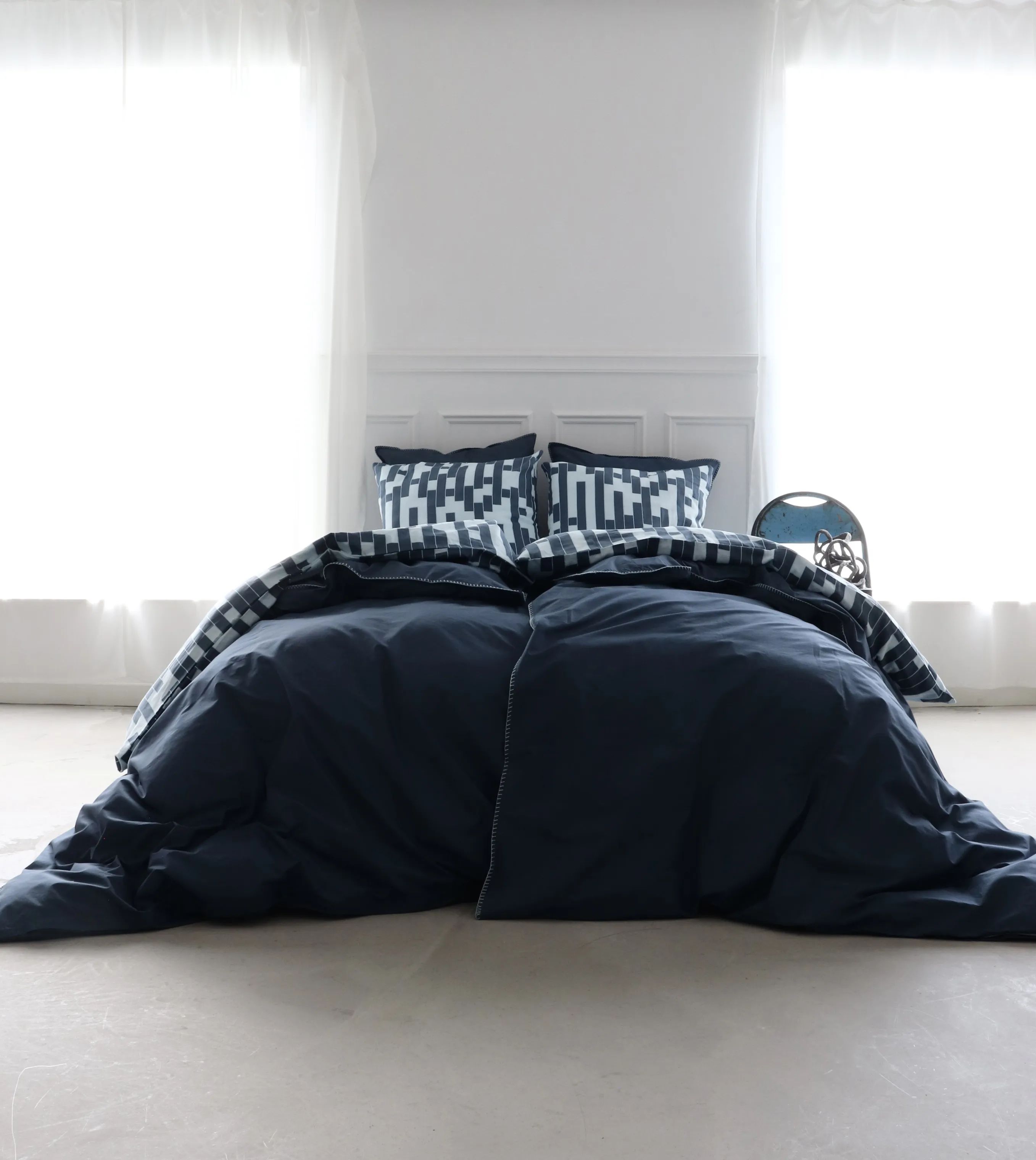 omhu x Mads Barfod Sengetøj Edge Sengetøj i Ocean, B140 x L220 cm, 7