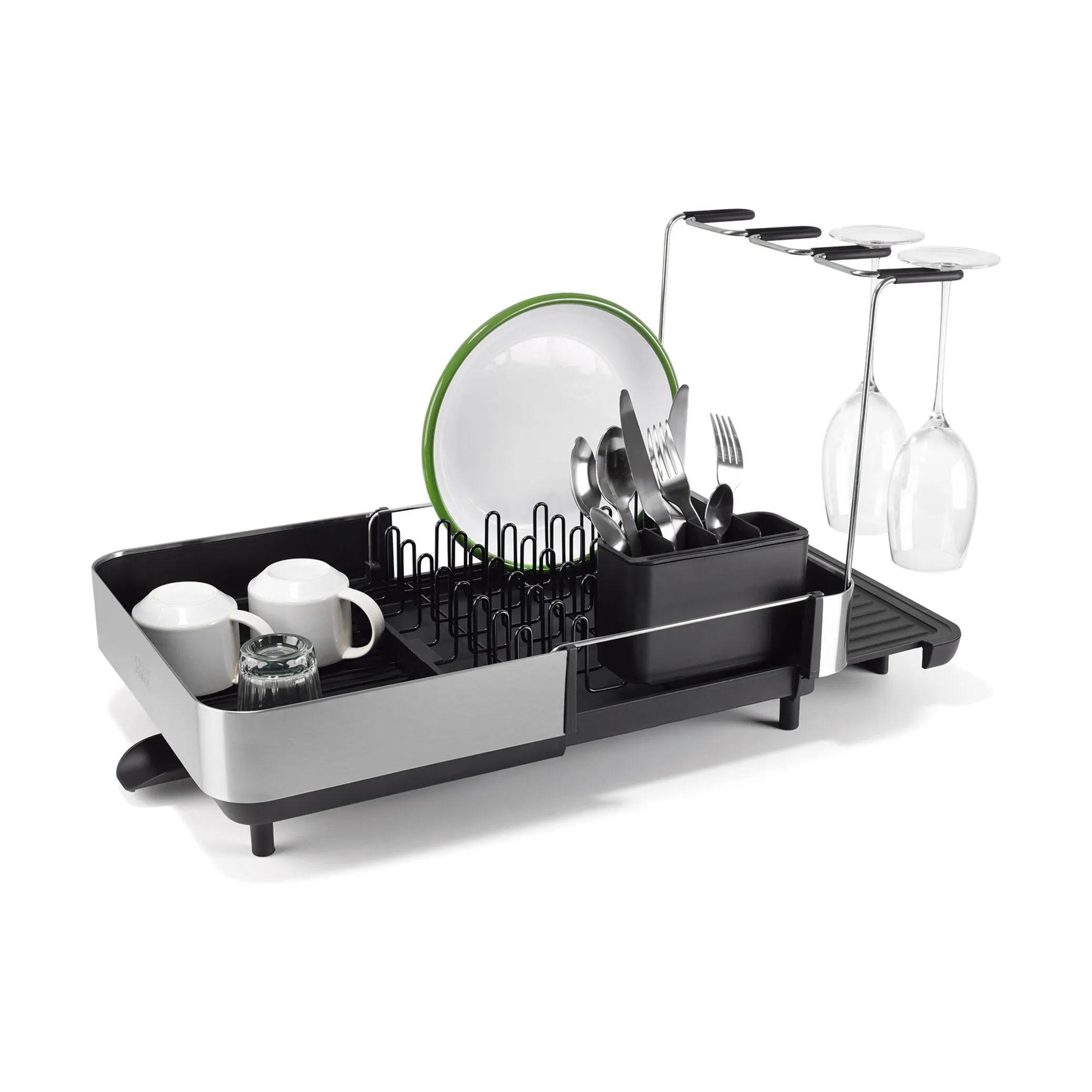 Joseph Joseph Opvaskestativer Extend Steel Plus Extend Steel+ Opvaskestativ i Black, 1