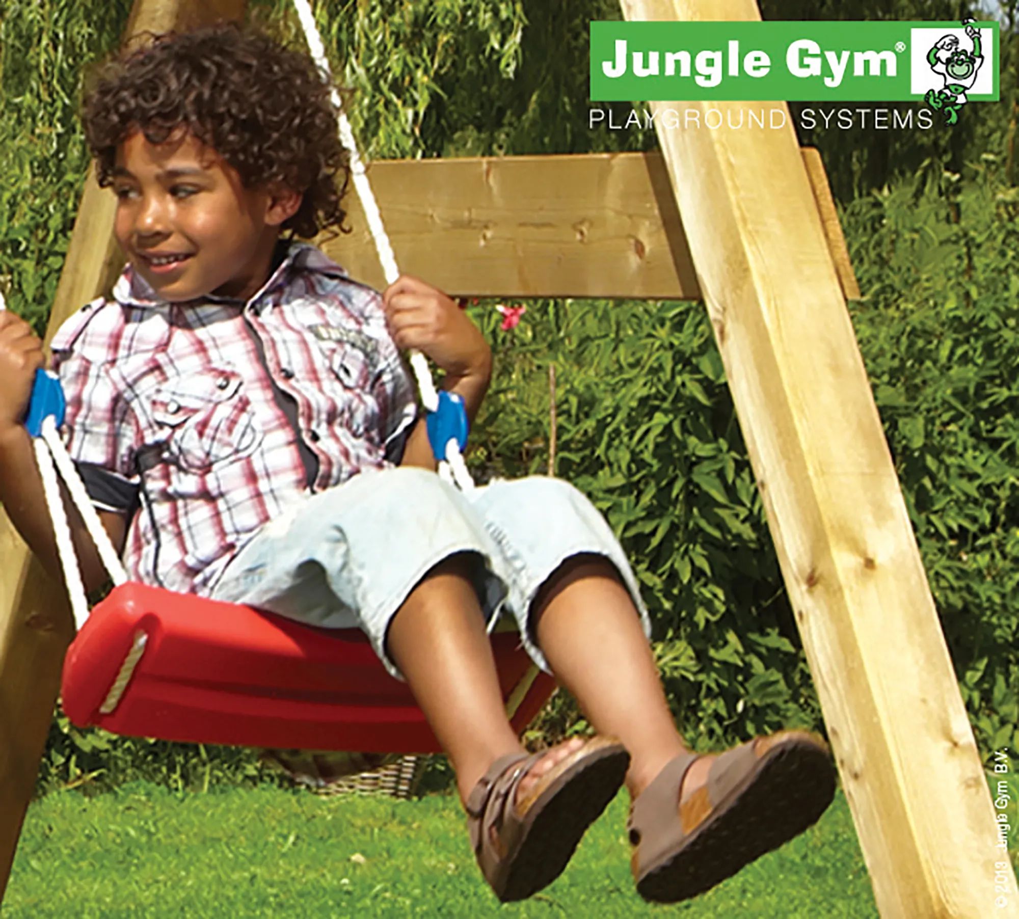 Jungle Gym Legetårne Gynge i Rød, 2