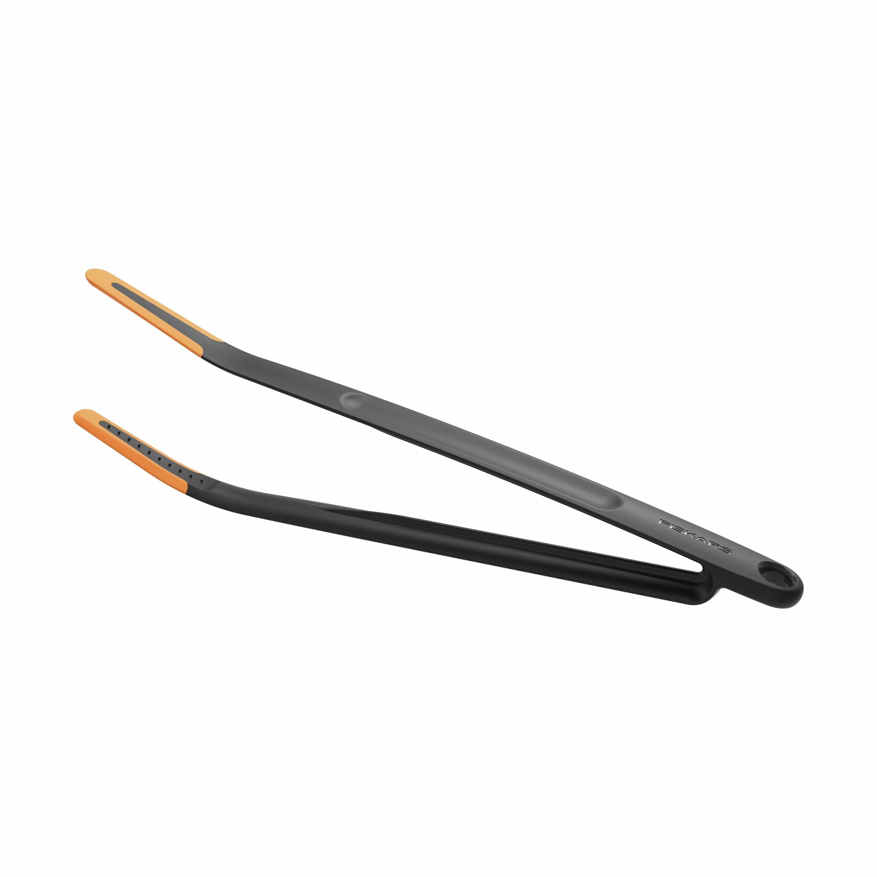Fiskars Køkkentænger tang m. silikone i Sort, 1