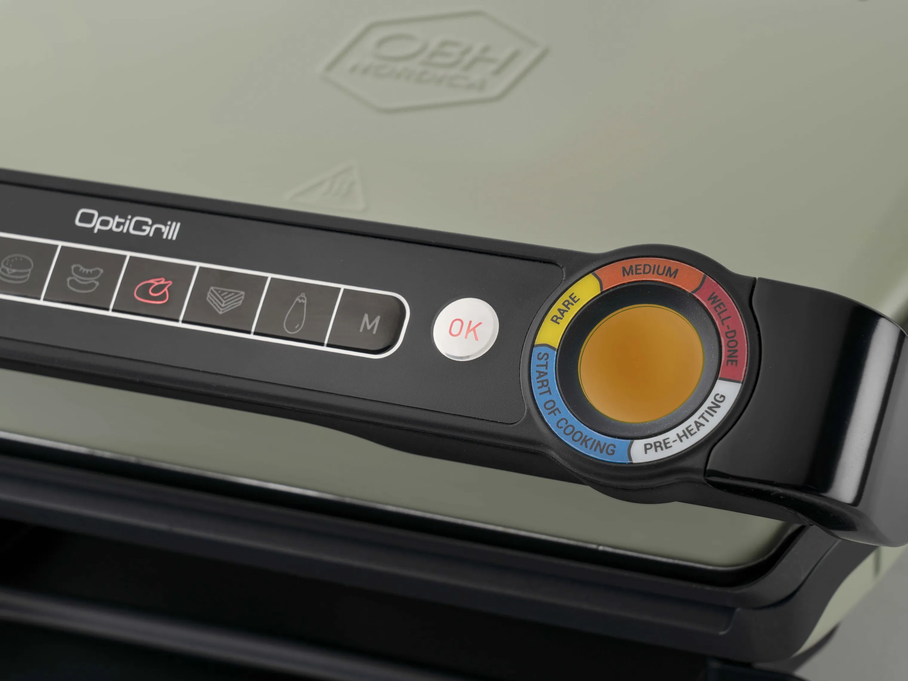 OBH Nordica Bordgrill OptiGrill Bordgrill i Sort/grøn, 2