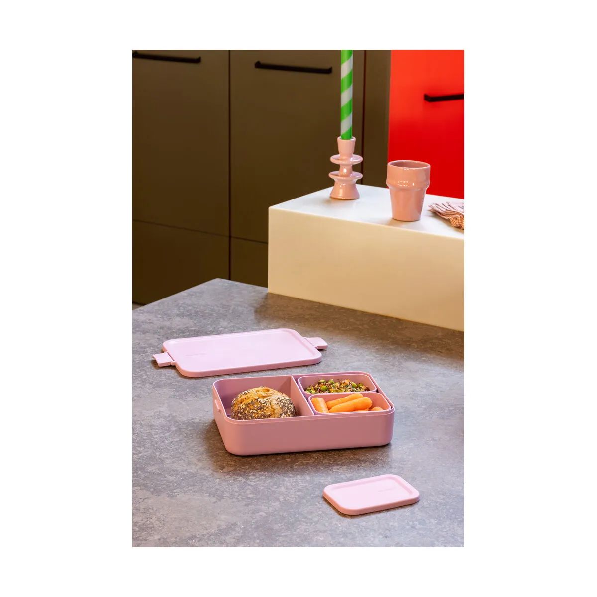 Brabantia Madkasser Make & Take Bento Madkasse i Lilac Pink, 3