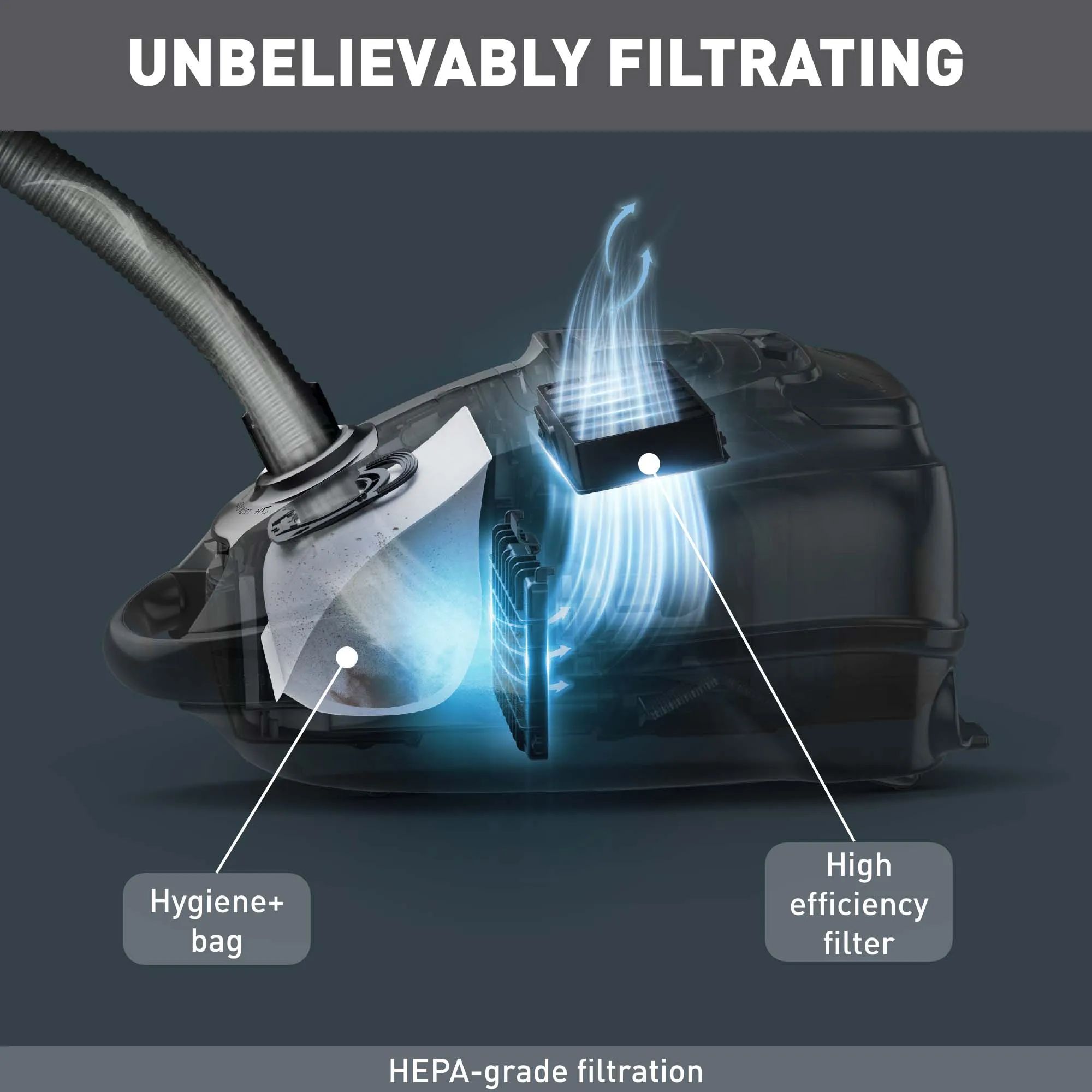 Tefal Støvsugere Silence Force Total Clean Animal Støvsuger i Hvid/sølv, 5