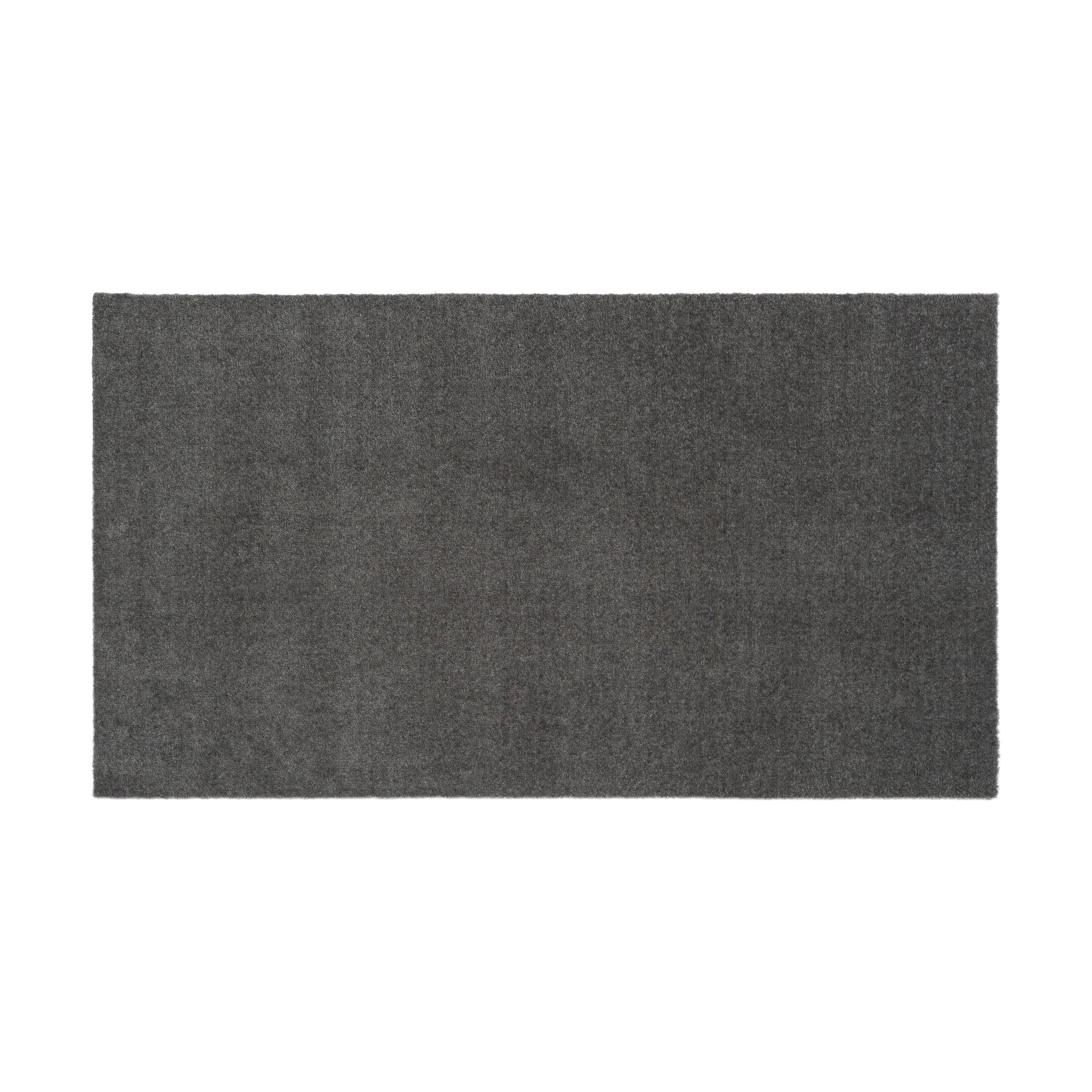 Tica Copenhagen Gulvtæpper Uni Color Gulvtæppe i Steel Grey, B67 x L120 cm, 1