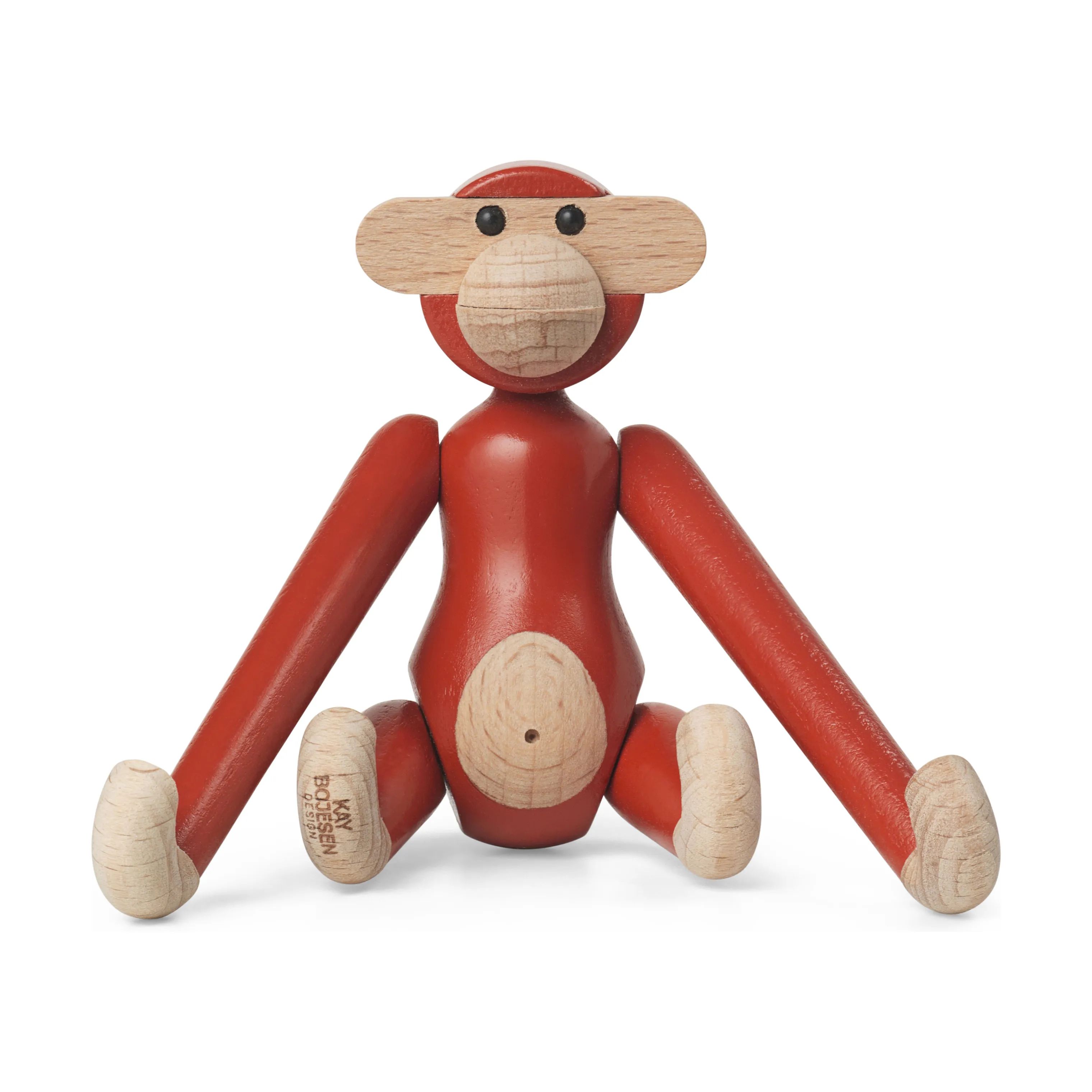 Kay Bojesen Dyrefigurer Monkey Abe - Mini i Vintage rød, 1