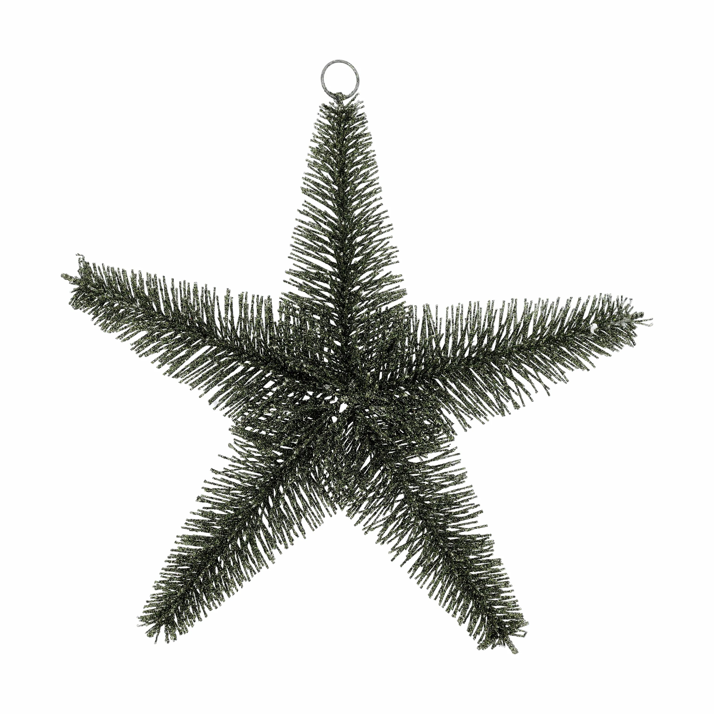 Casa Christmas Juleophæng Stjerne i Grøn, 33 cm, 1