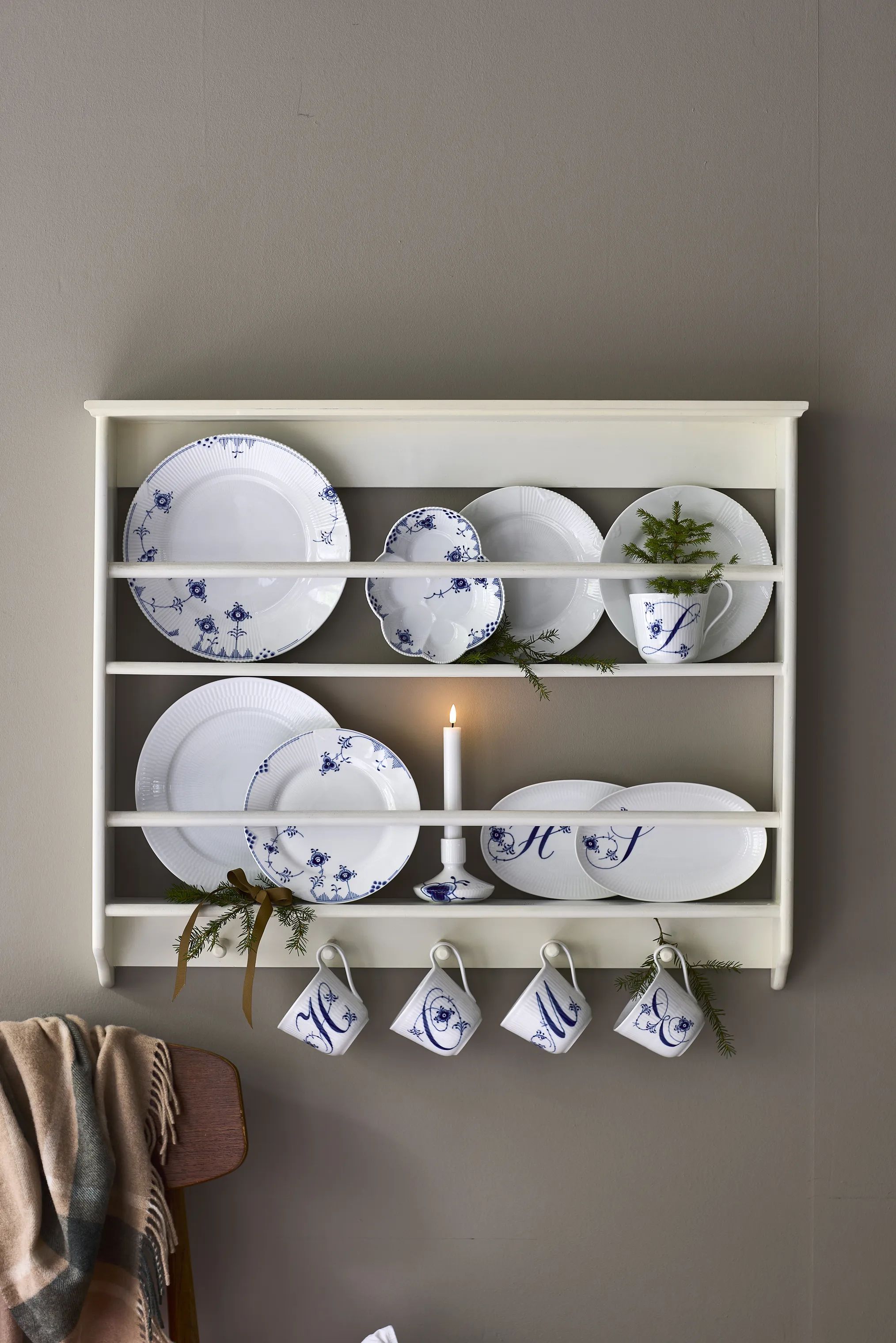 Royal Copenhagen Frokosttallerkener Alfabet kollektion Tallerken - S i S tallerken, 2