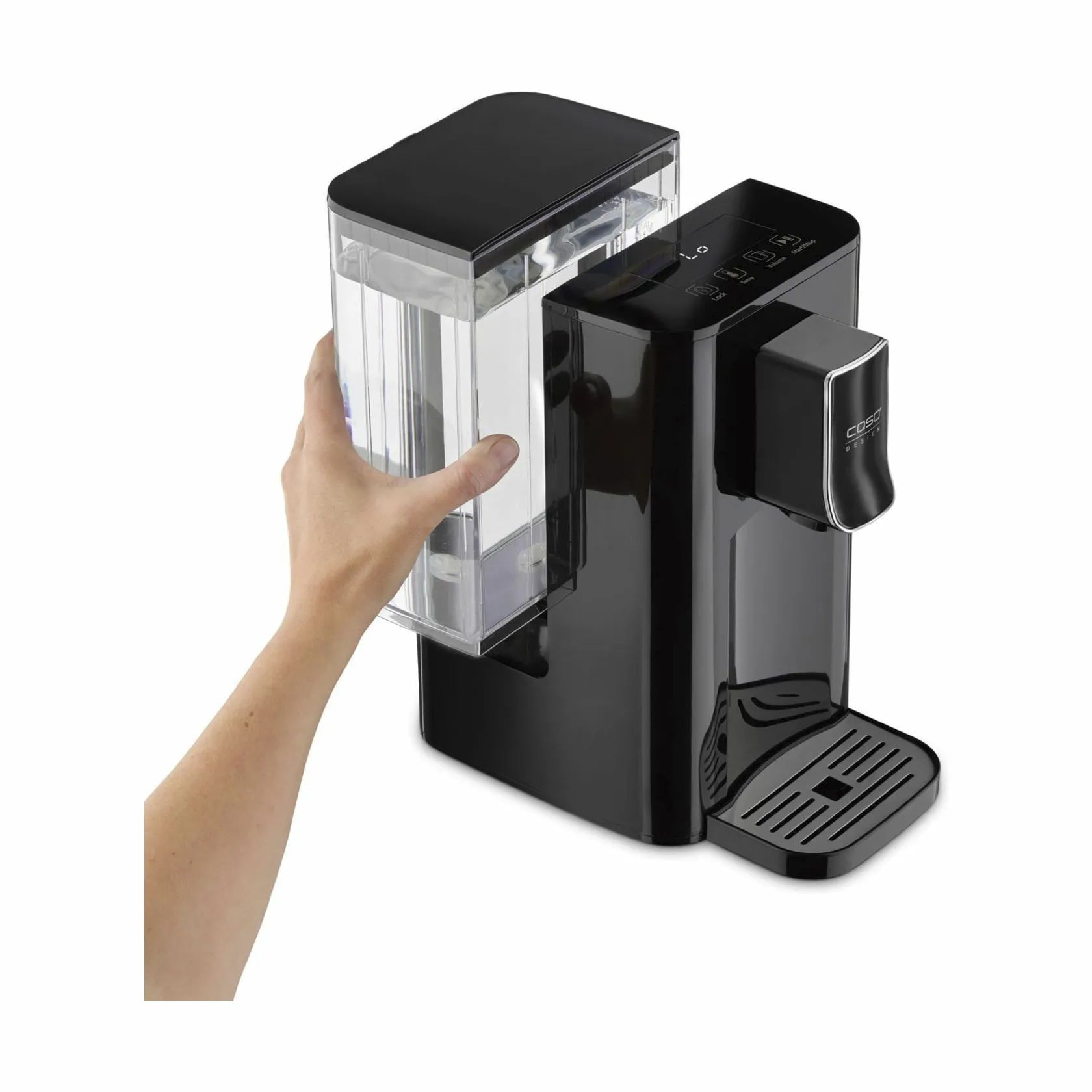 Caso Elkedler Varmtvandsdispenser HW550 i Sort, 6