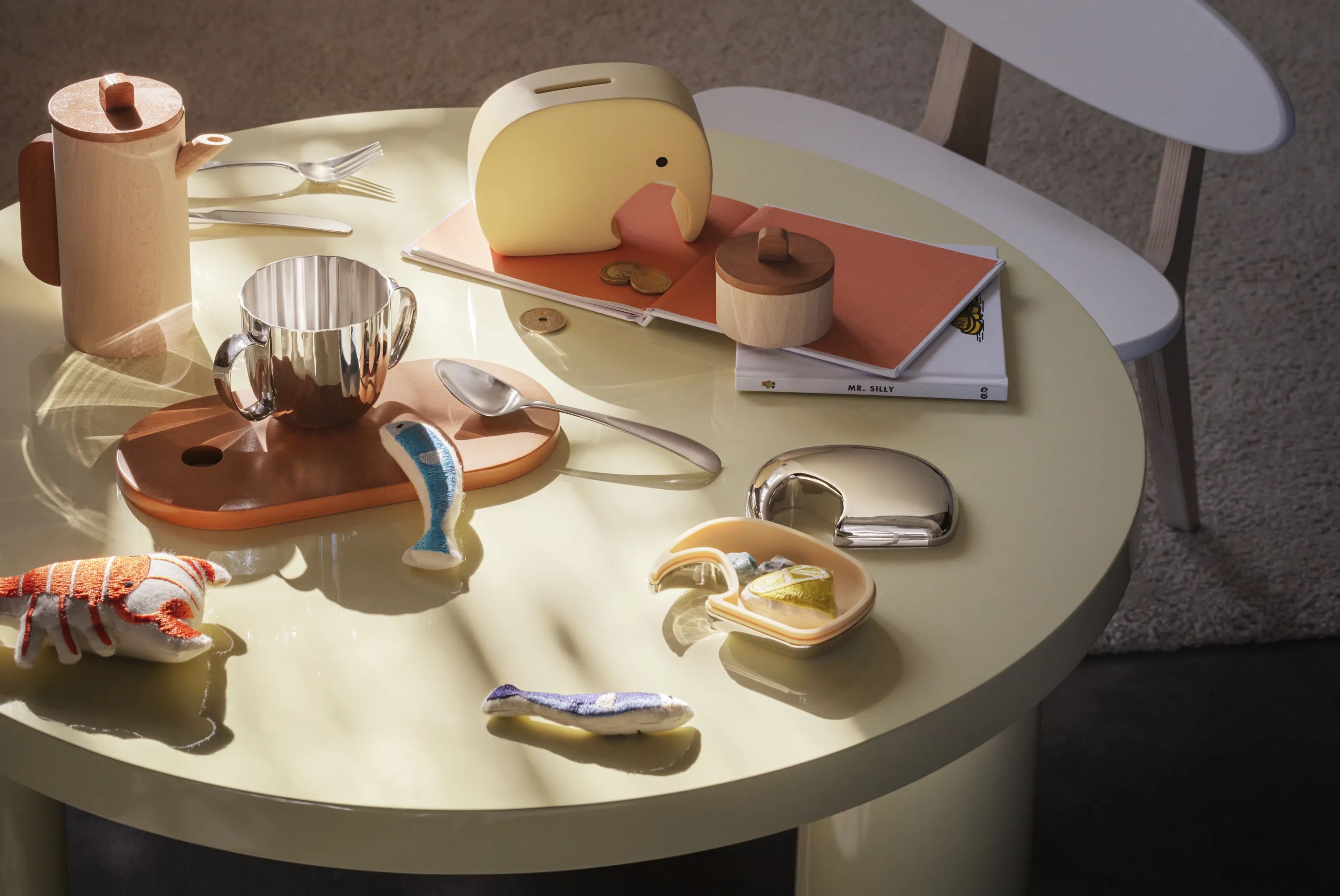 Georg Jensen Øvrige figurer Miniphant Sparegris i Vanilla Bean, 2