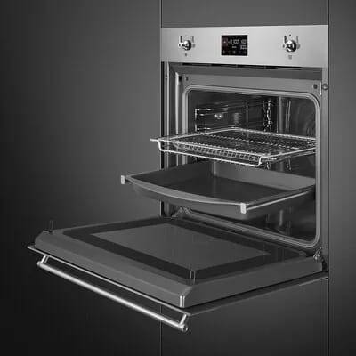 Smeg Indbygningsovne Classic Indbygnings mikro-kombiovn SO6302M2X i Stål, 2