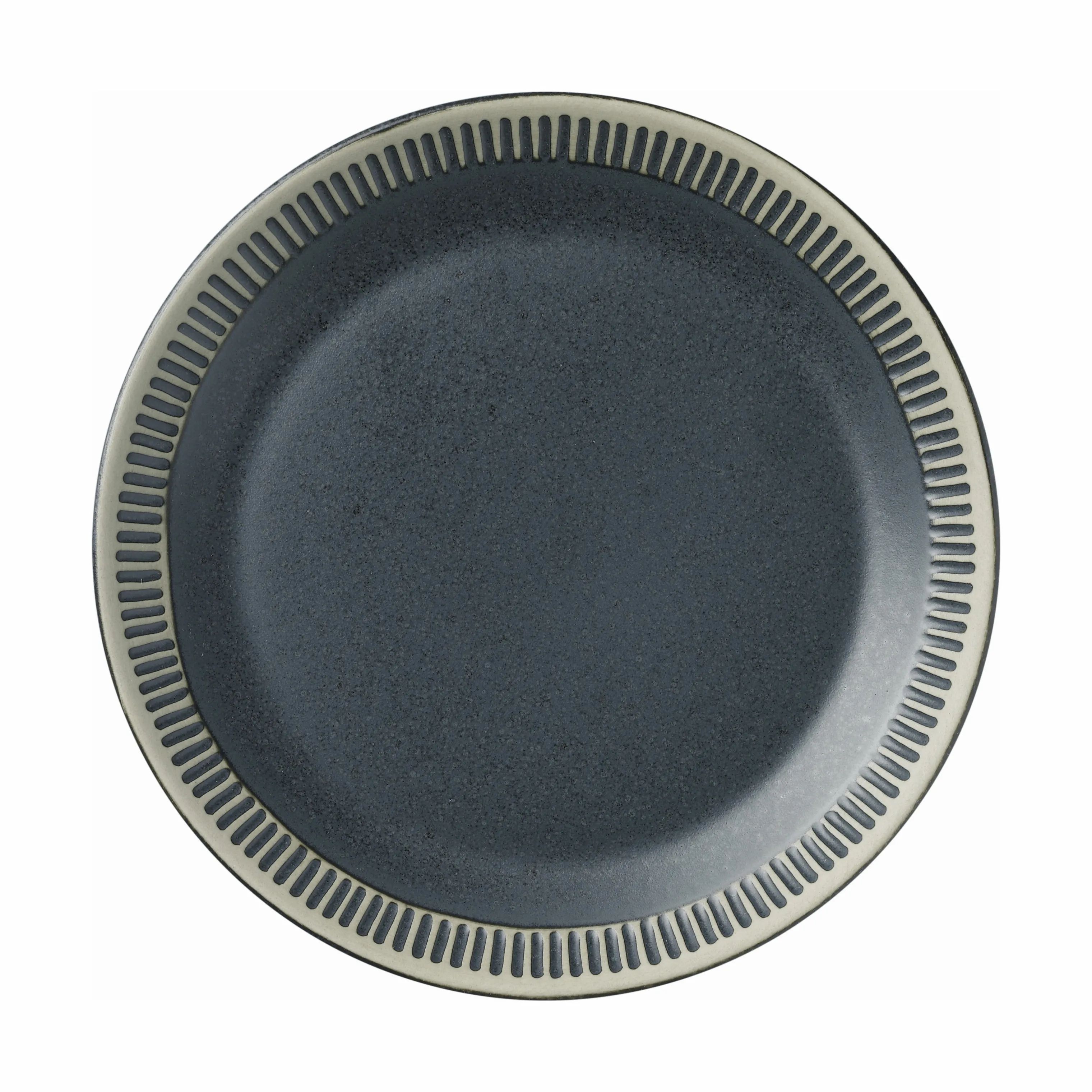 Knabstrup Keramik Kagetallerkener Colorit Kagetallerken i Mørk grå, 19 cm, 1