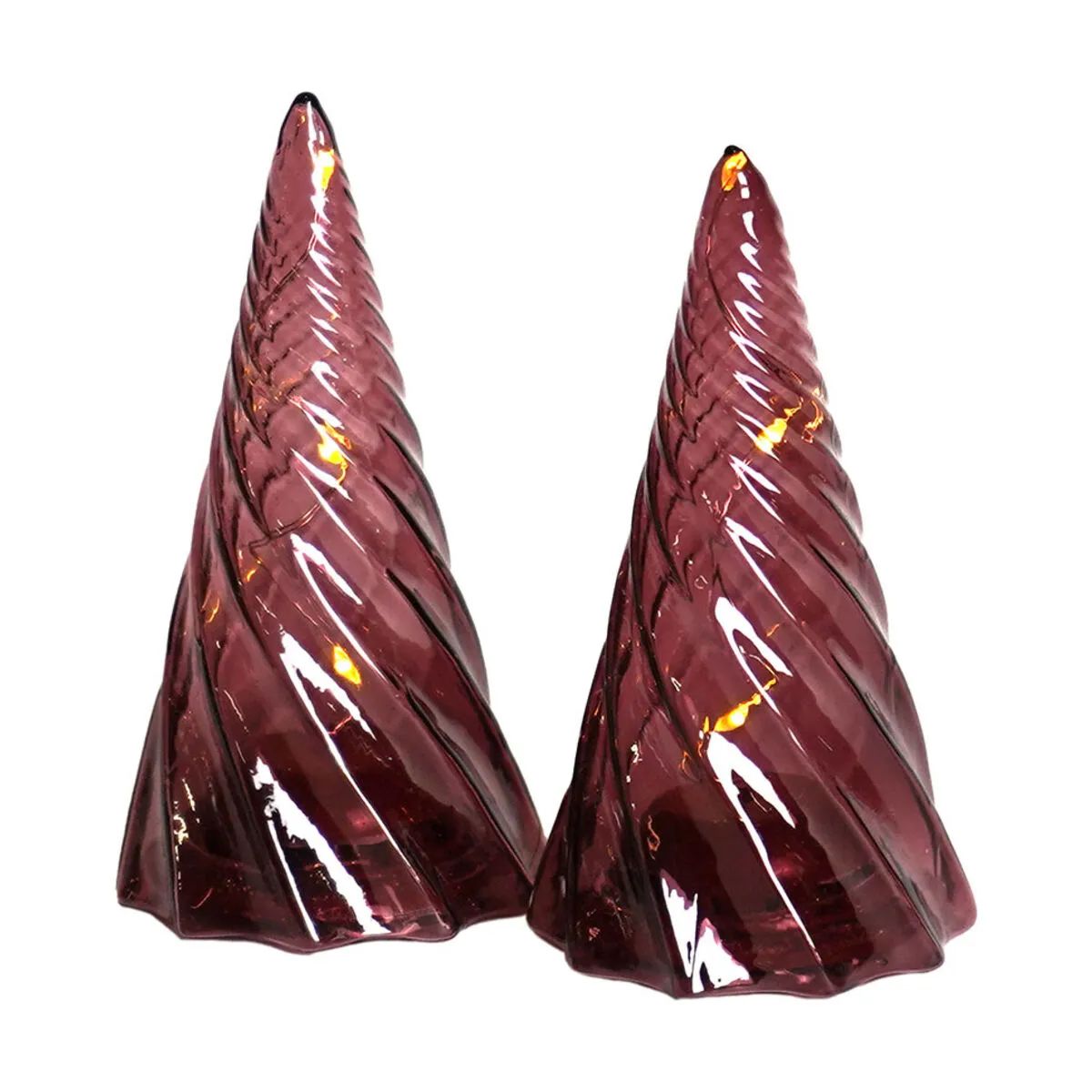 Sirius LED-lys Vilma LED Juletræ - 2 stk. i Bordeaux, 11 cm, 1