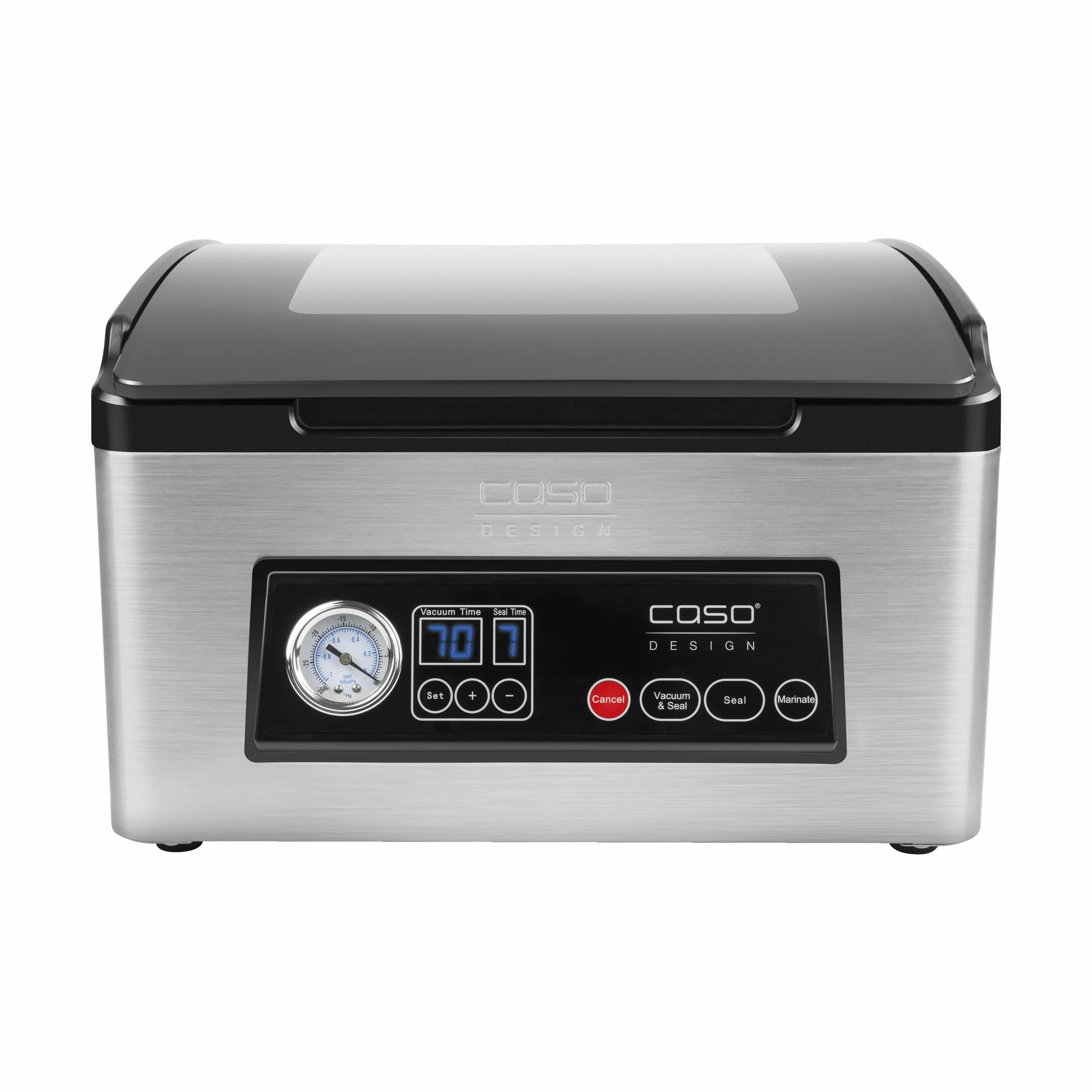 Caso Vakuumpakkere Vacuchef 70 Vakuumpakker CS1418 i Stål/Sort, 1