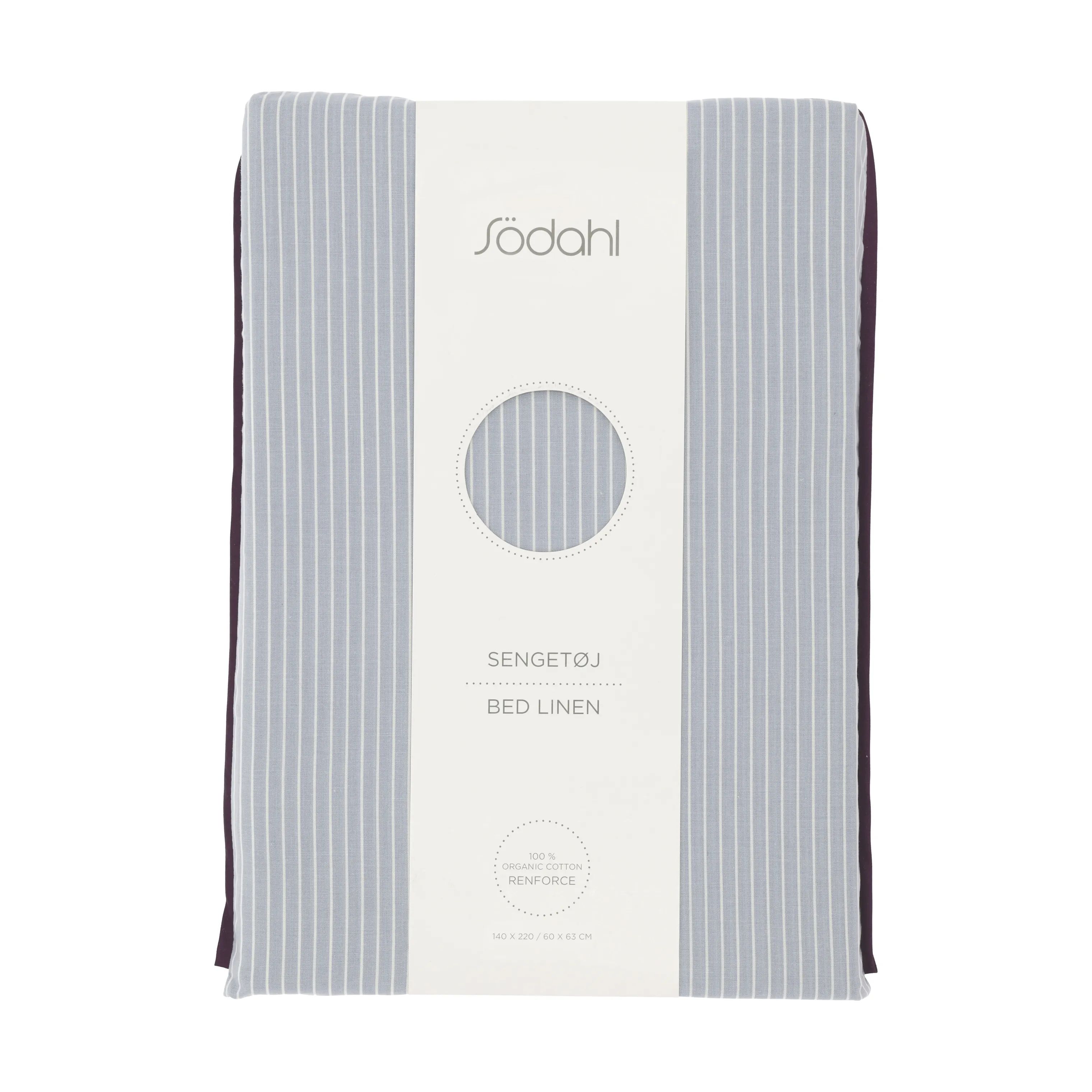 Södahl Sengetøj Sengetøj i Linen blue, B140 x L220 cm, 5