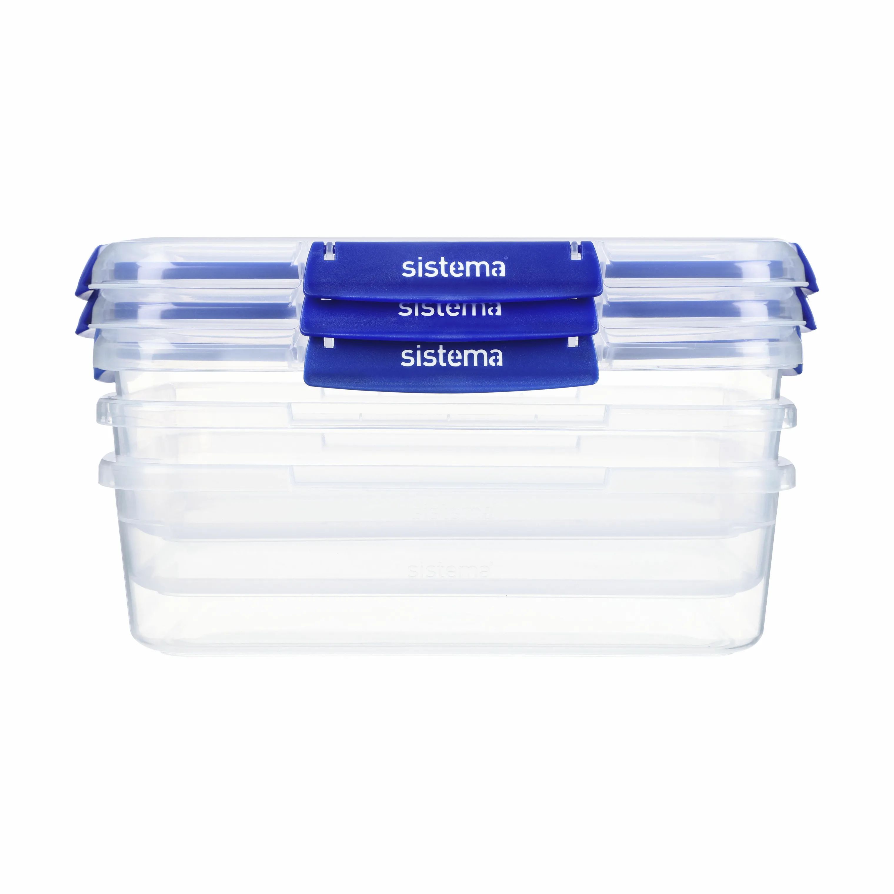 Sistema Opbevaringsbokse Klip It Plus Opbevaringsboks - 3 stk. i 3 stk. x 2.2 L, 1