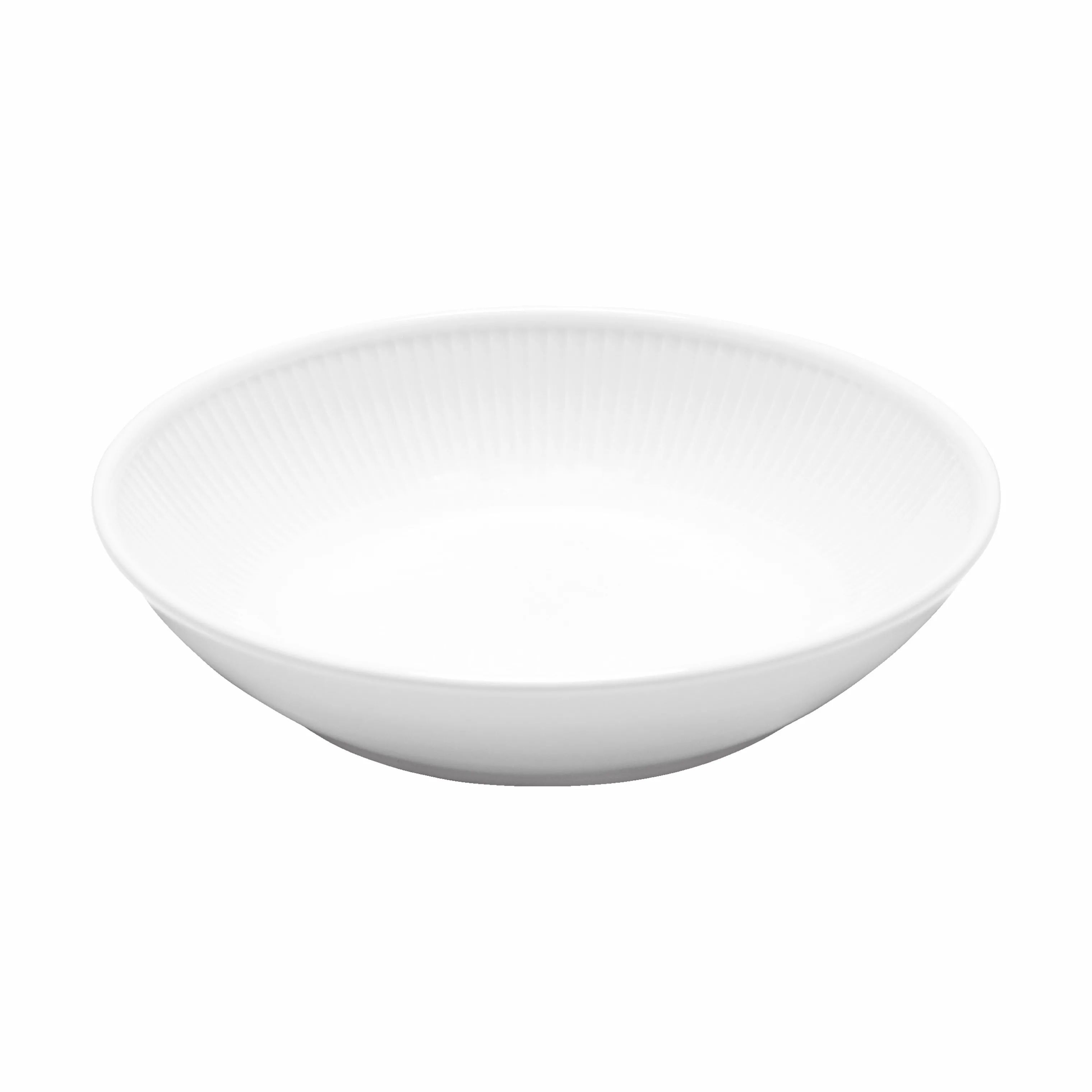 Pillivuyt Pastatallerkener Plissé Pastatallerken i Hvid, 20 cm, 1