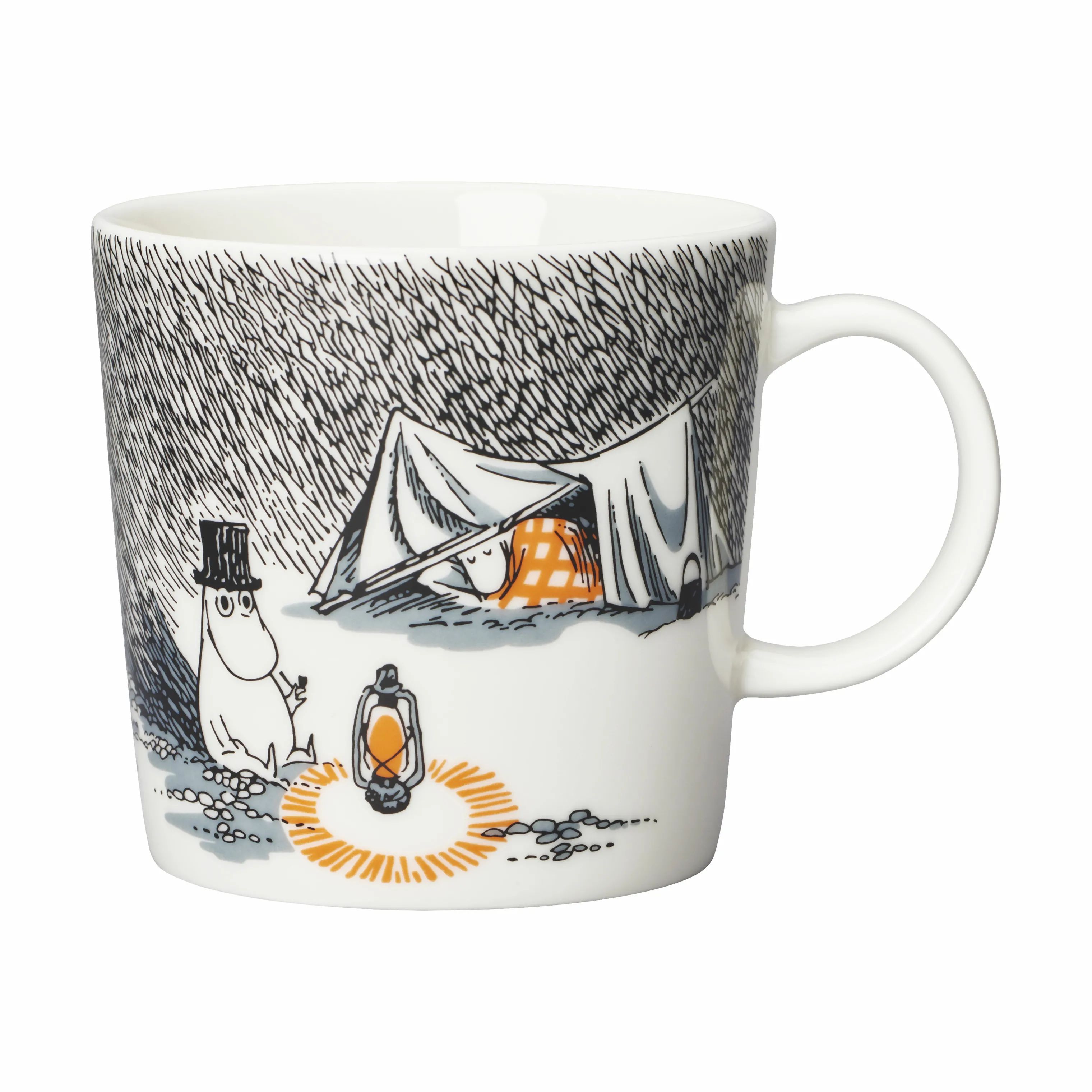 Moomin Arabia Krus og kopper med hank Ferieklar Krus - Sov Godt i Sov Godt - Tro mod sin oprindelse, 30 cl, 1