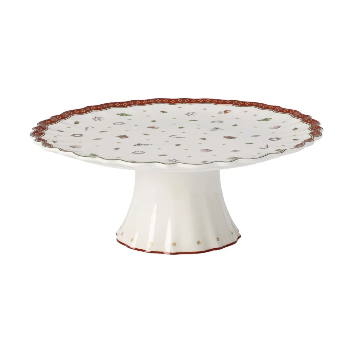 Villeroy & Boch Serveringsfade Toy's Delight Toy´s Delight Kagefad i Hvid, 1