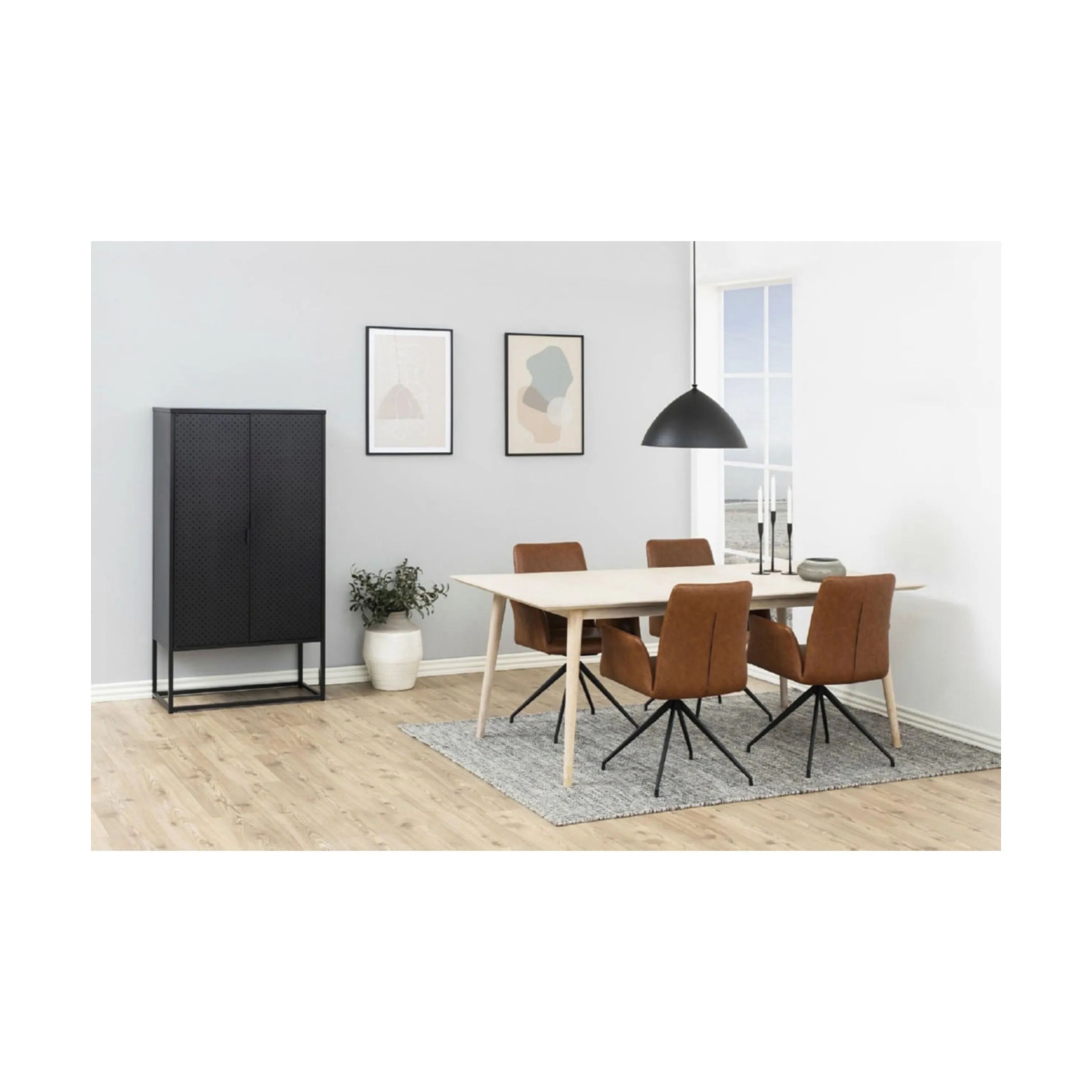 CASA Living Spisebordsstole Naya Spisebordsstol i Cognac, 5