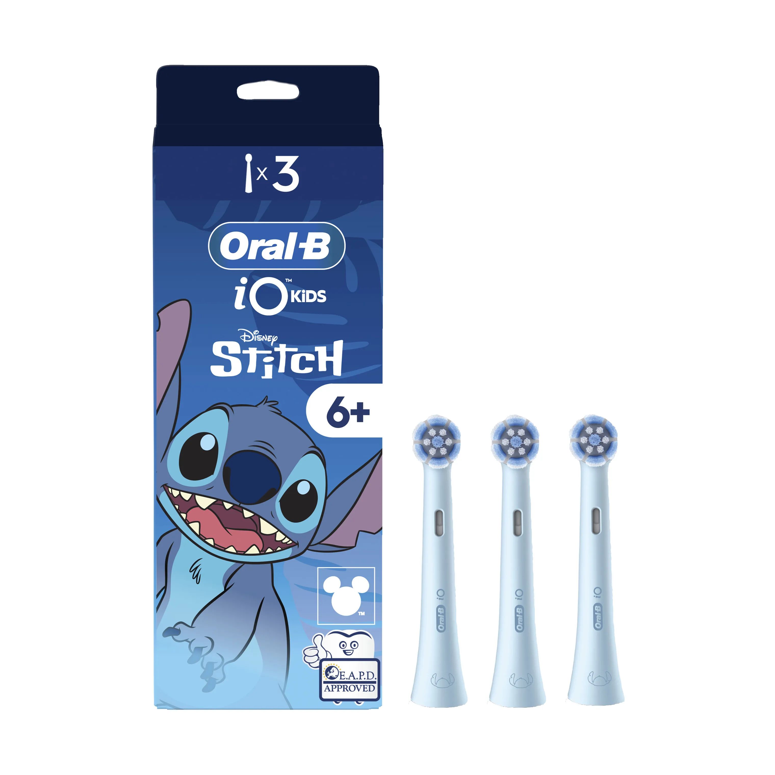 Oral-B Tandbørstehoveder iO Kids Børstehoveder - 3 stk. i Stitch, 1