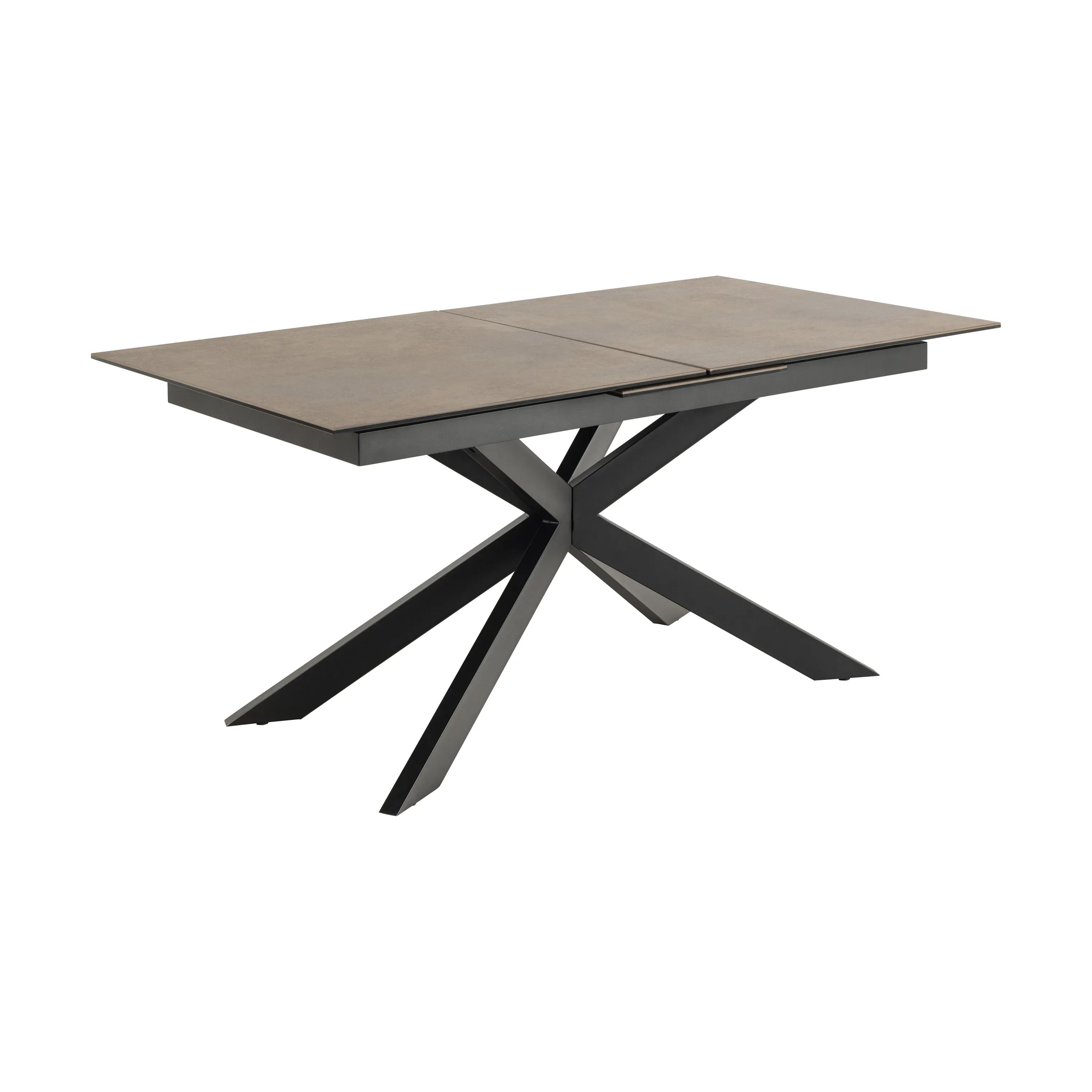 CASA Living Spiseborde Irwine Spisebord i Rustbrun, H76 x B210 x L90 cm, 4