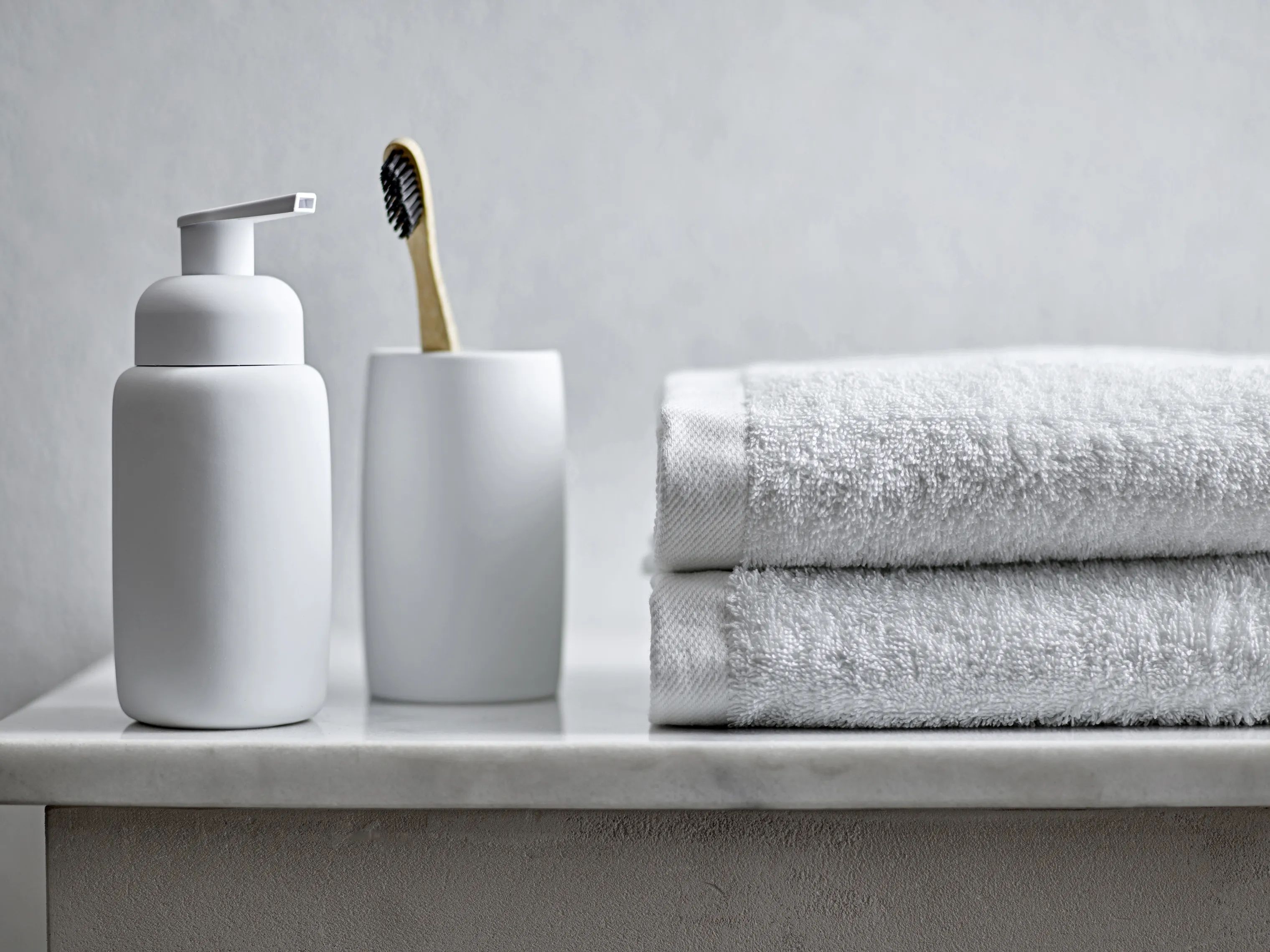 Södahl Håndklæder Organic Comfort Håndklæde i White, B40 x L60 cm, 2