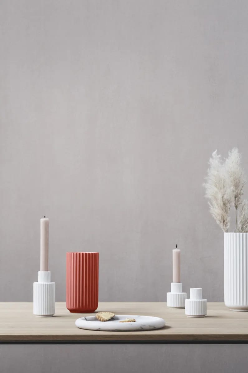 Lyngby Porcelæn Vaser Vase i Rød, 15,5 cm, 2