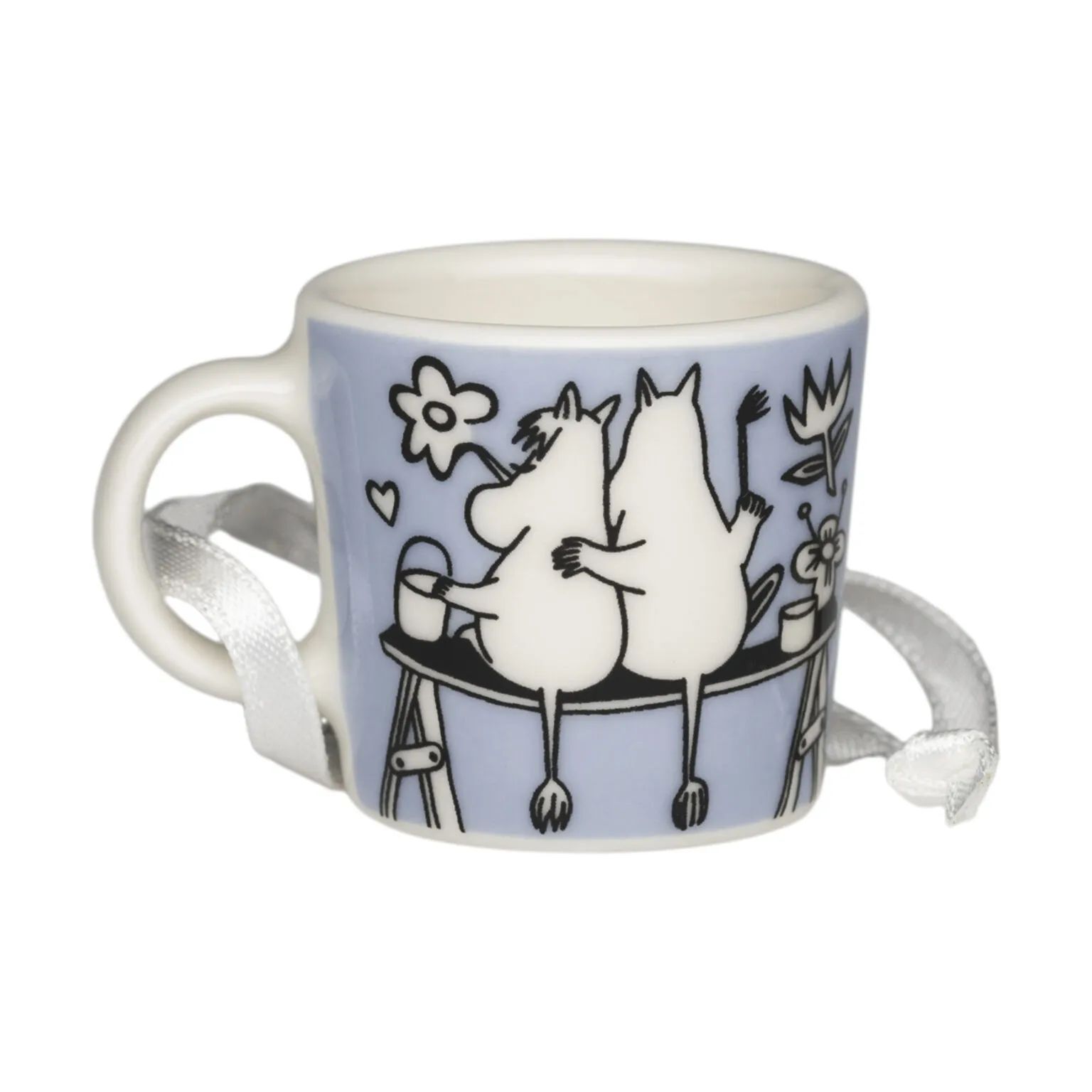 Moomin Arabia Krus og kopper med hank Kærlighed blå Mini Krus - Kærlighed i Blå, 4